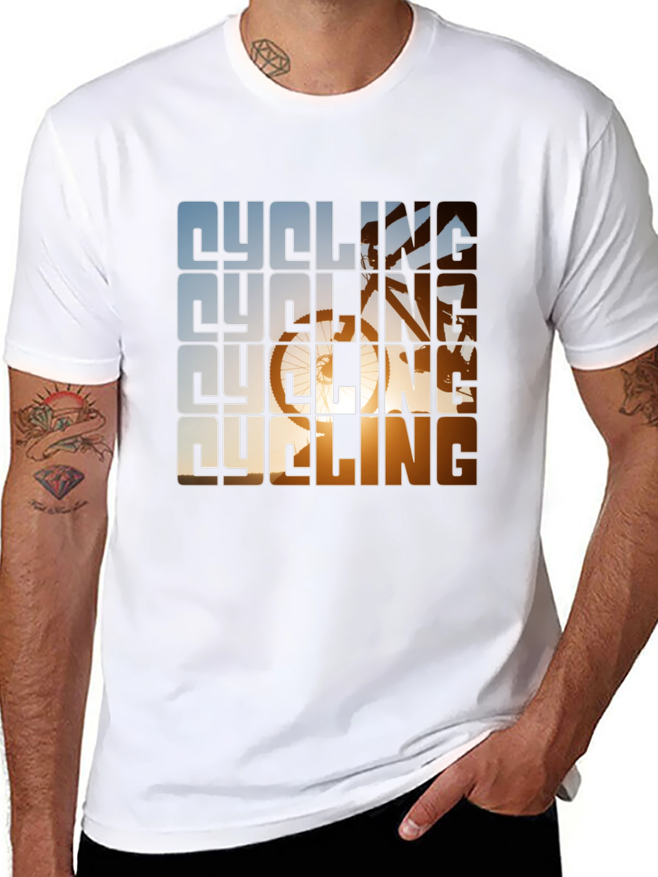 Cycling Graphic T-Shirt