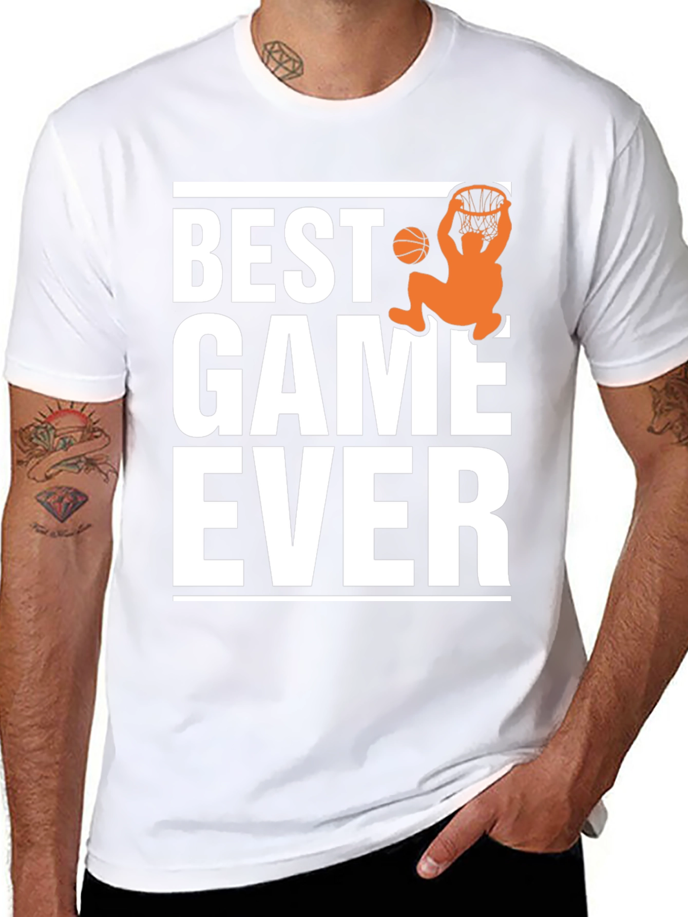 Best Game Ever Basketball Graphic Tee