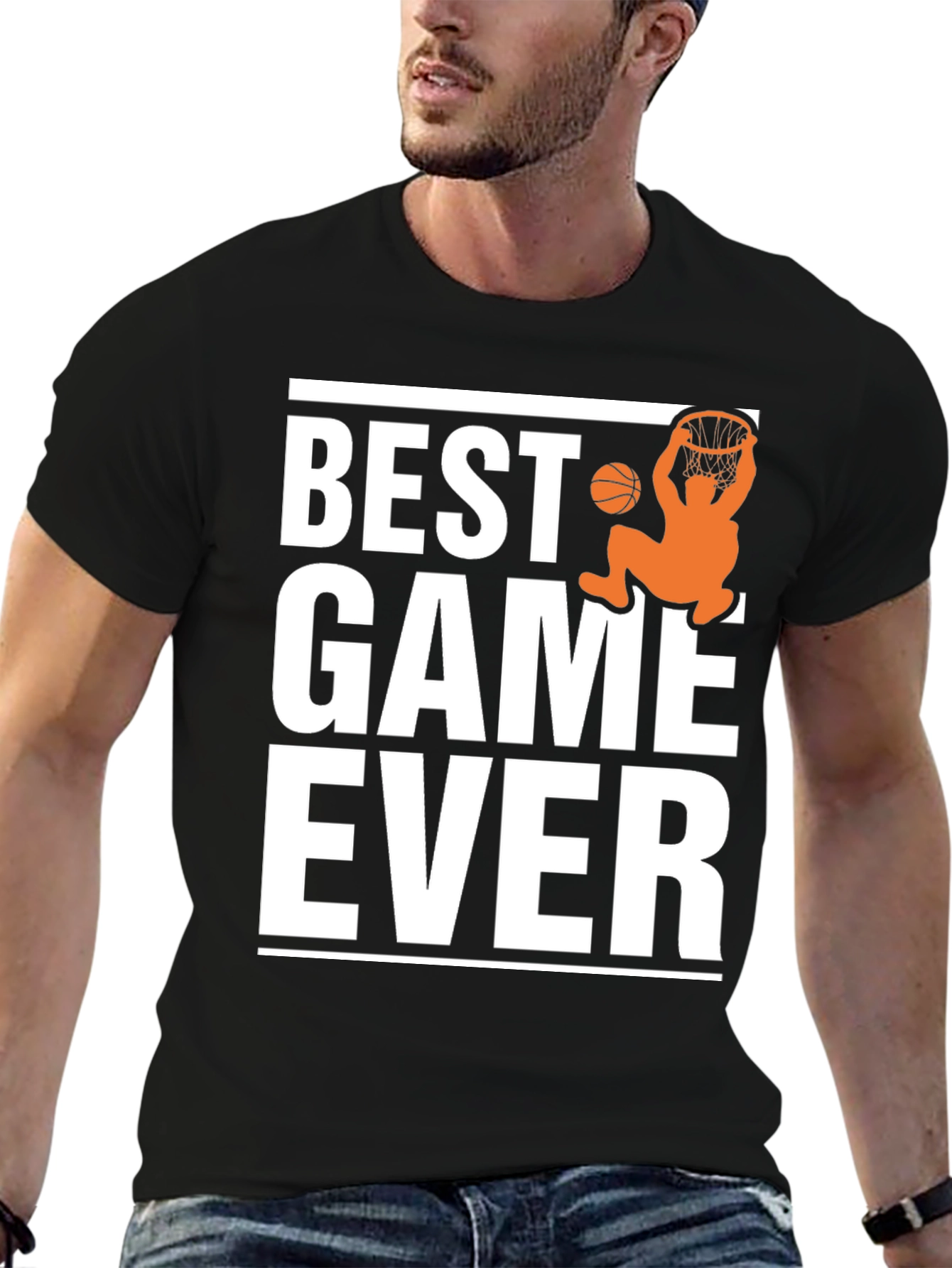 Best Game Ever Basketball Graphic Tee