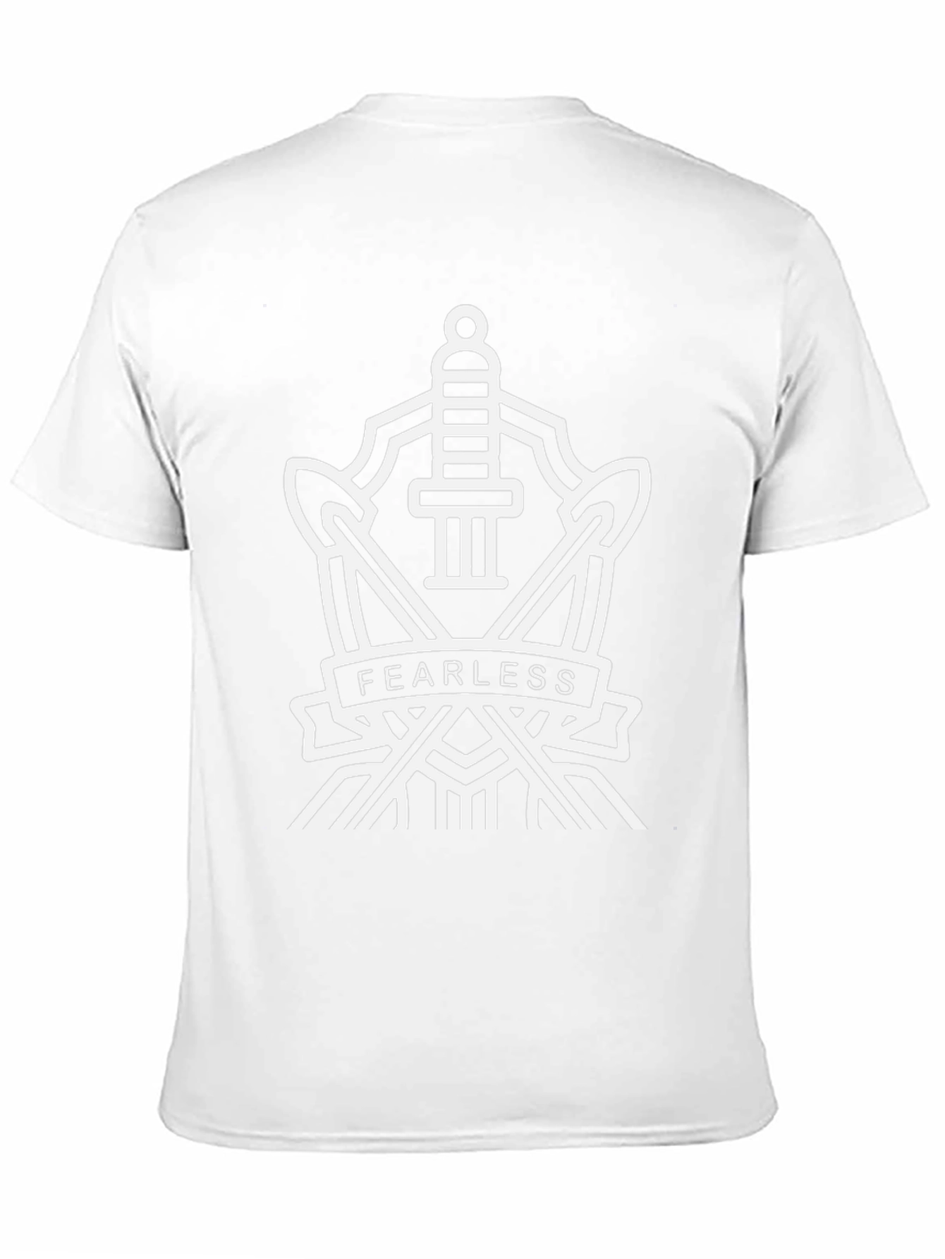 Fearless Graphic Tee - Black Crew Neck T-Shirt