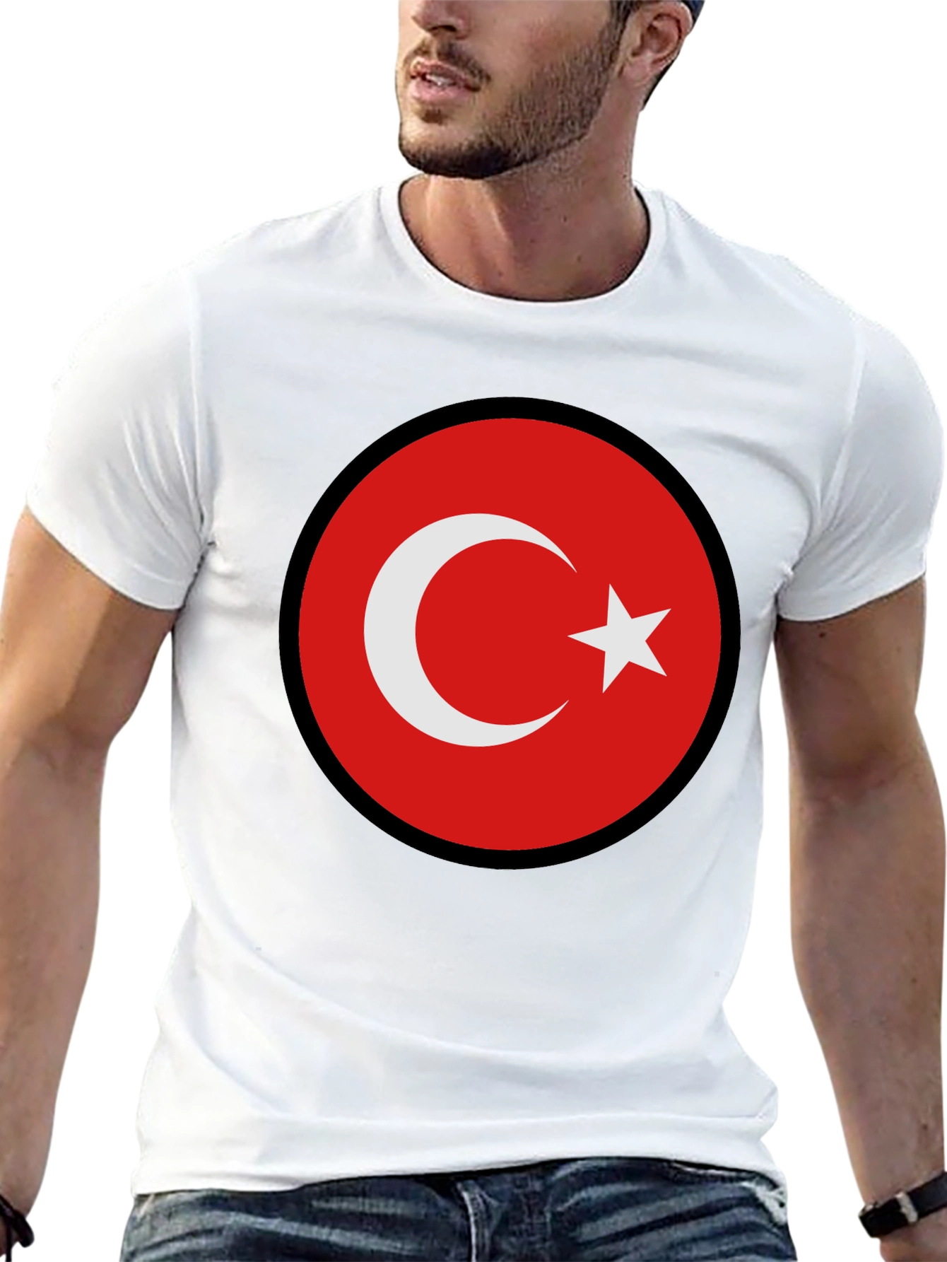 Turkey Flag T-Shirt - Patriotic Crescent Moon Star Tee