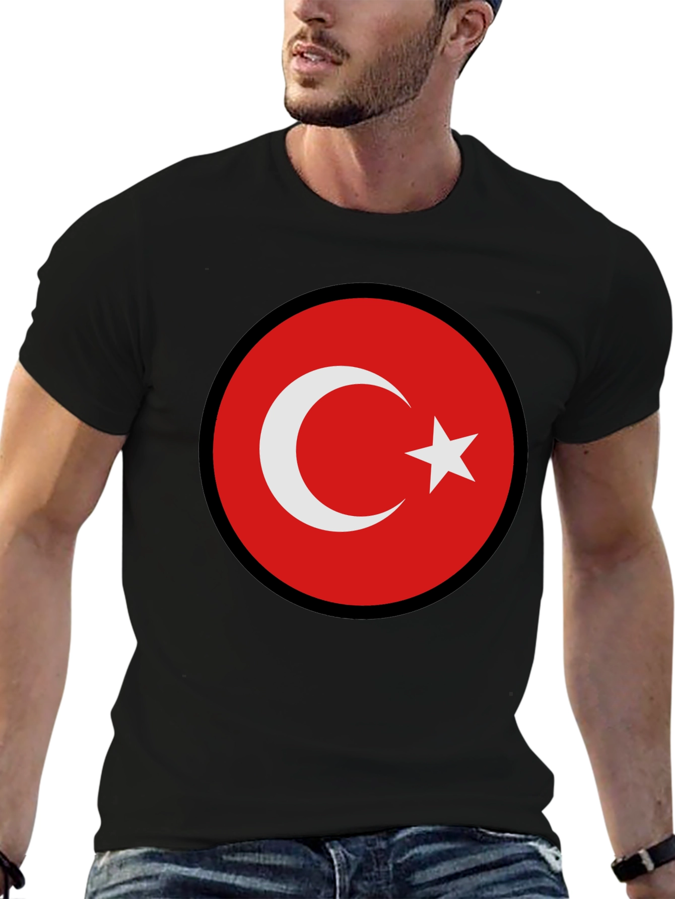 Turkey Flag T-Shirt - Patriotic Crescent Moon Star Tee