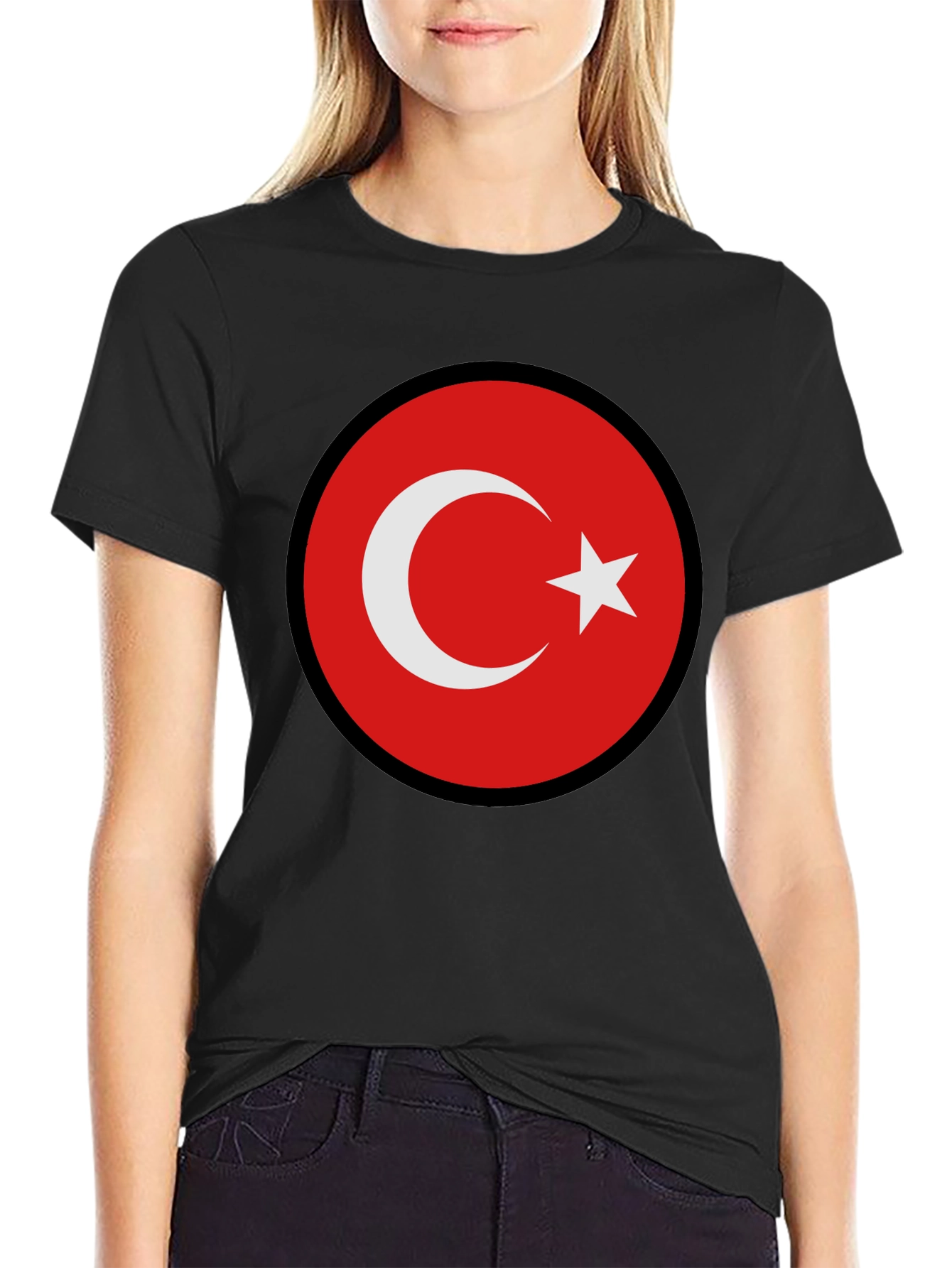 Turkey Flag T-Shirt - Patriotic Crescent Moon Star Tee