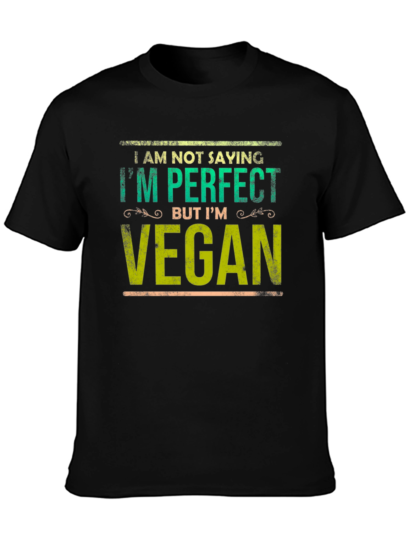 Vegan Perfection T-Shirt - Black