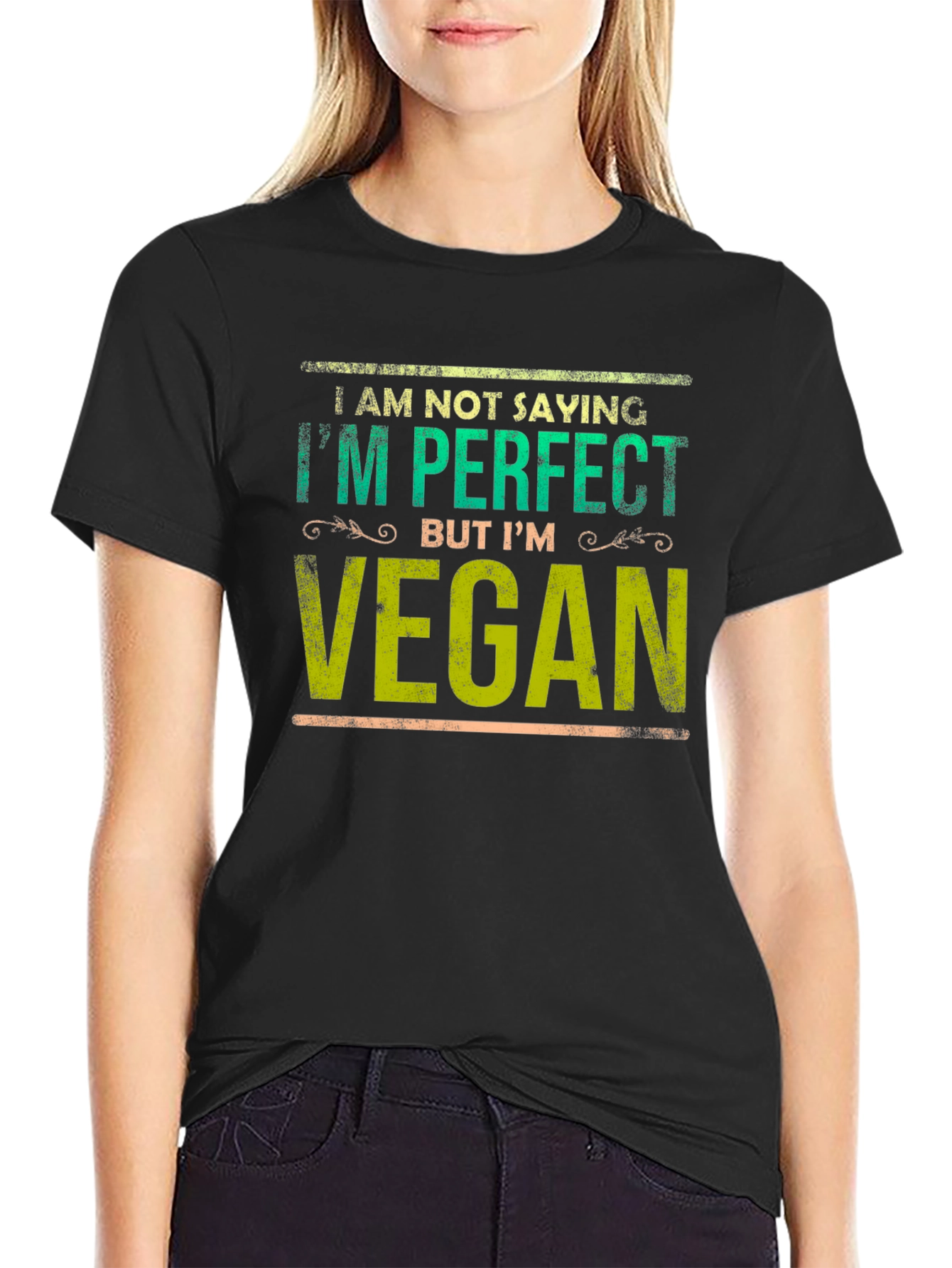 Vegan Perfection T-Shirt - Black