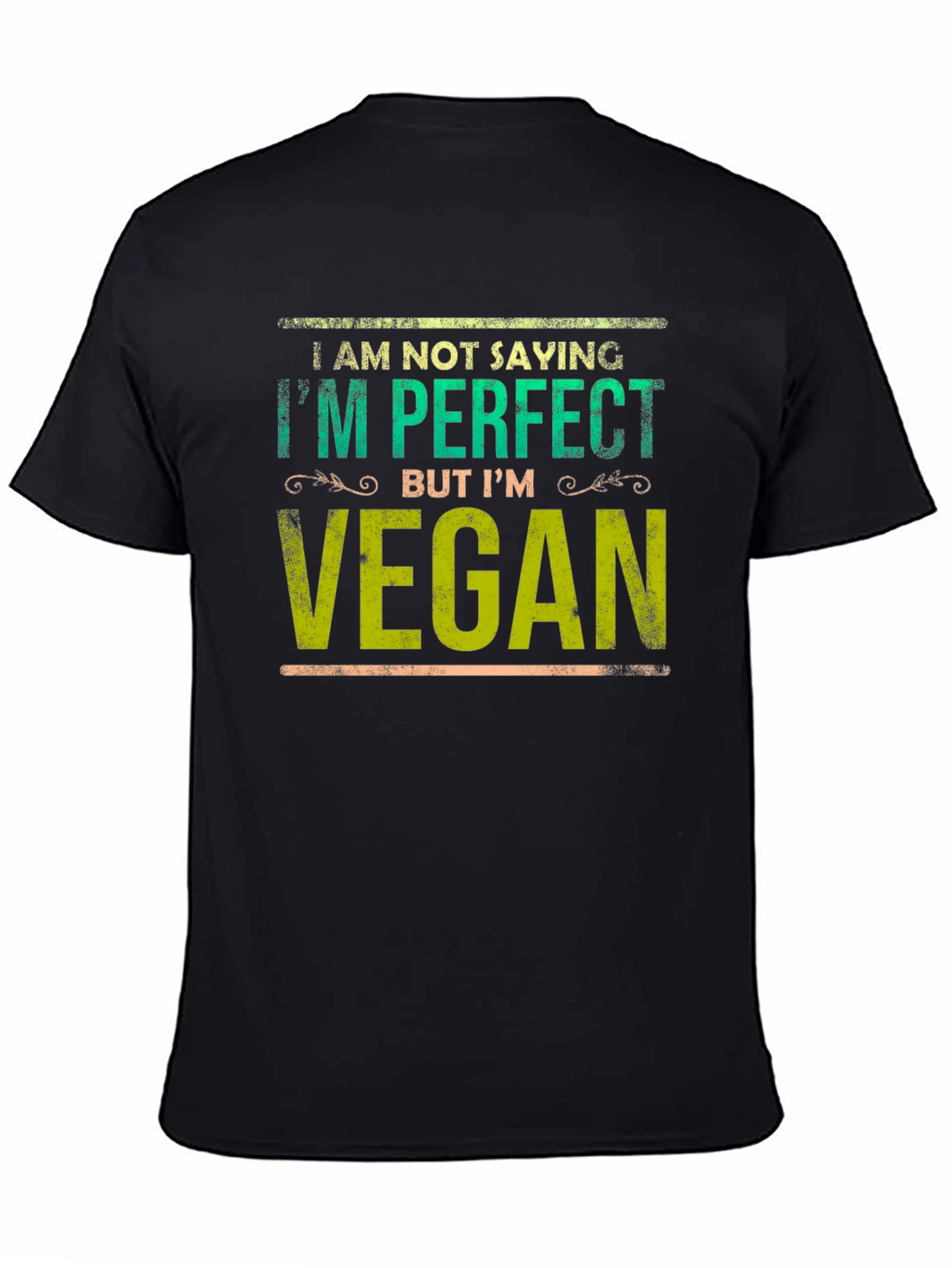 Vegan Perfection T-Shirt - Black