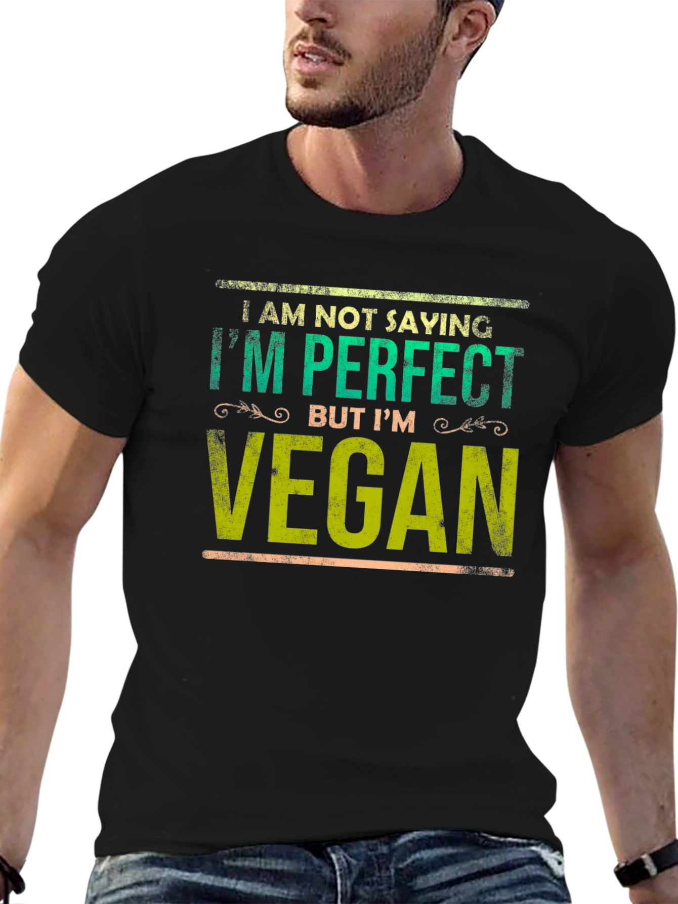 Vegan Perfection T-Shirt - Black