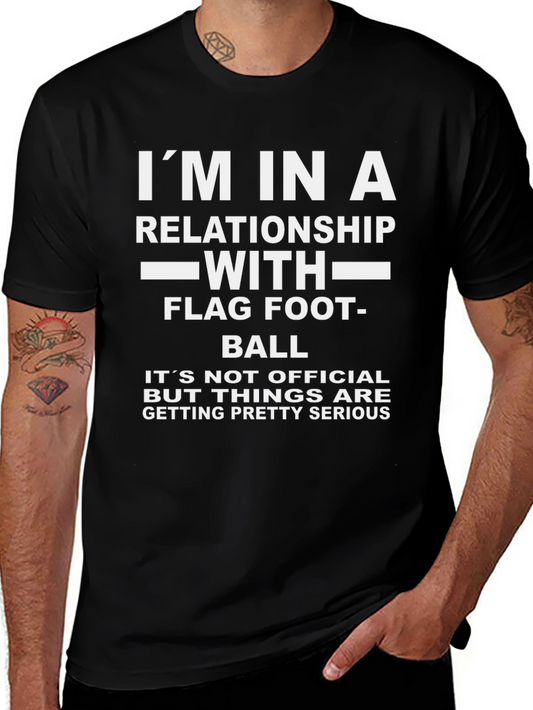 Funny Flag Football Relationship T-Shirt
