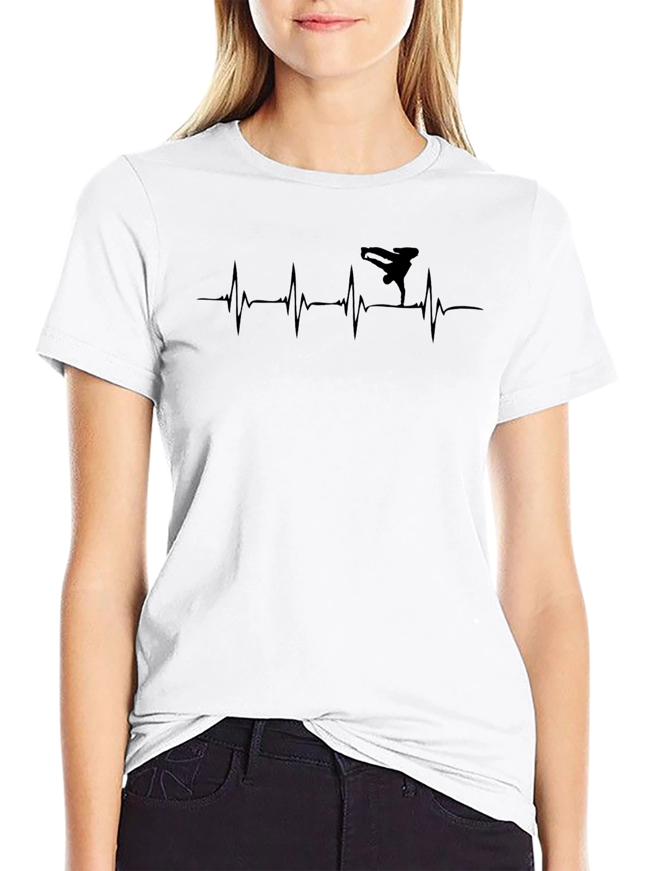 Breakdance Heartbeat Graphic Tee
