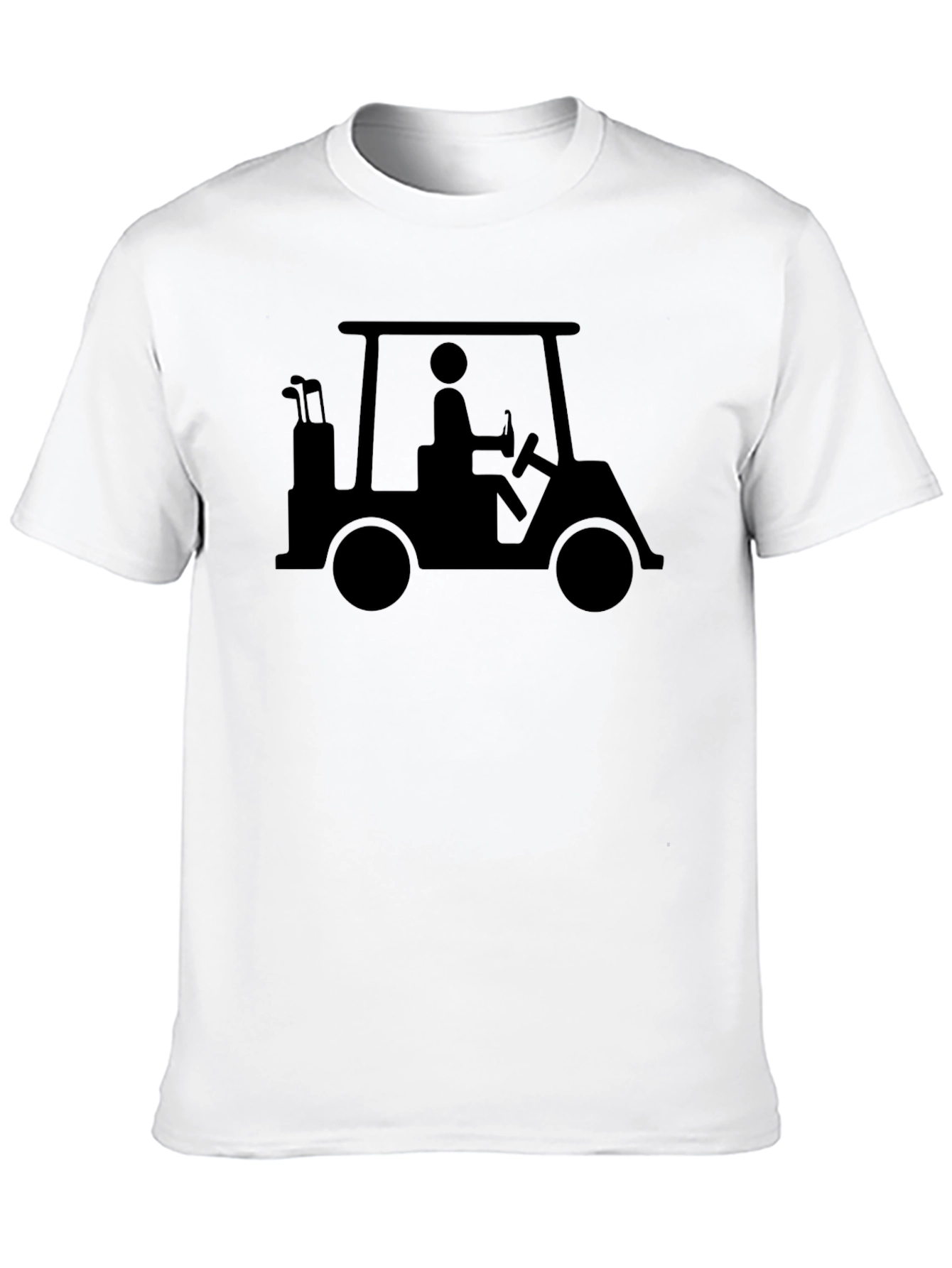 Golf Cart Graphic Tee - Black