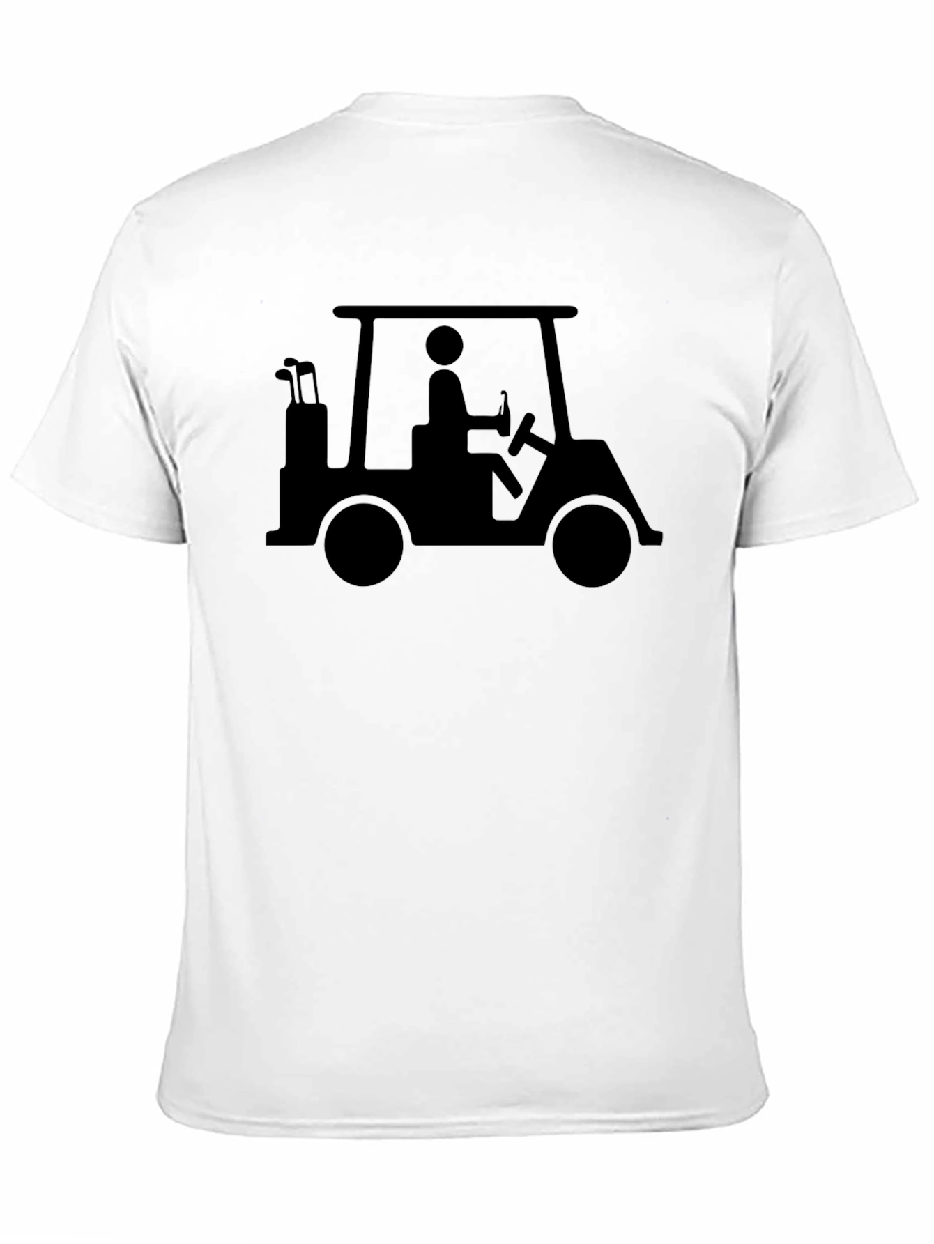 Golf Cart Graphic Tee - Black