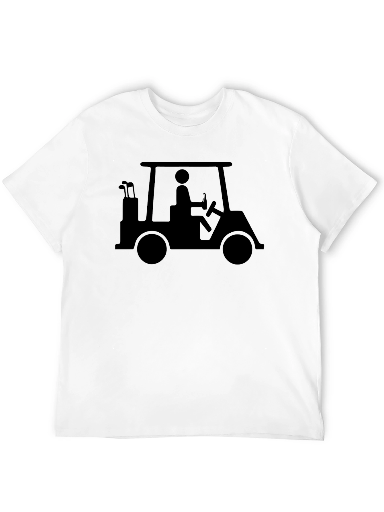 Golf Cart Graphic Tee - Black