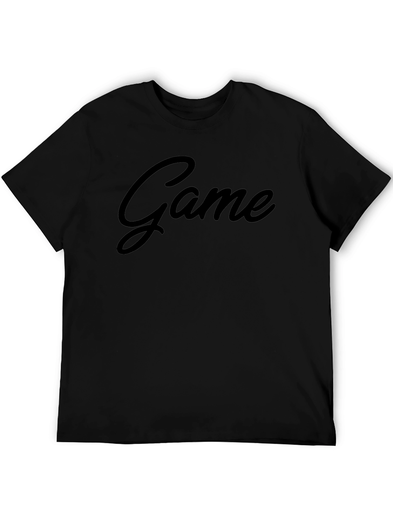 Game On Black T-Shirt - Stylish Casual Wear