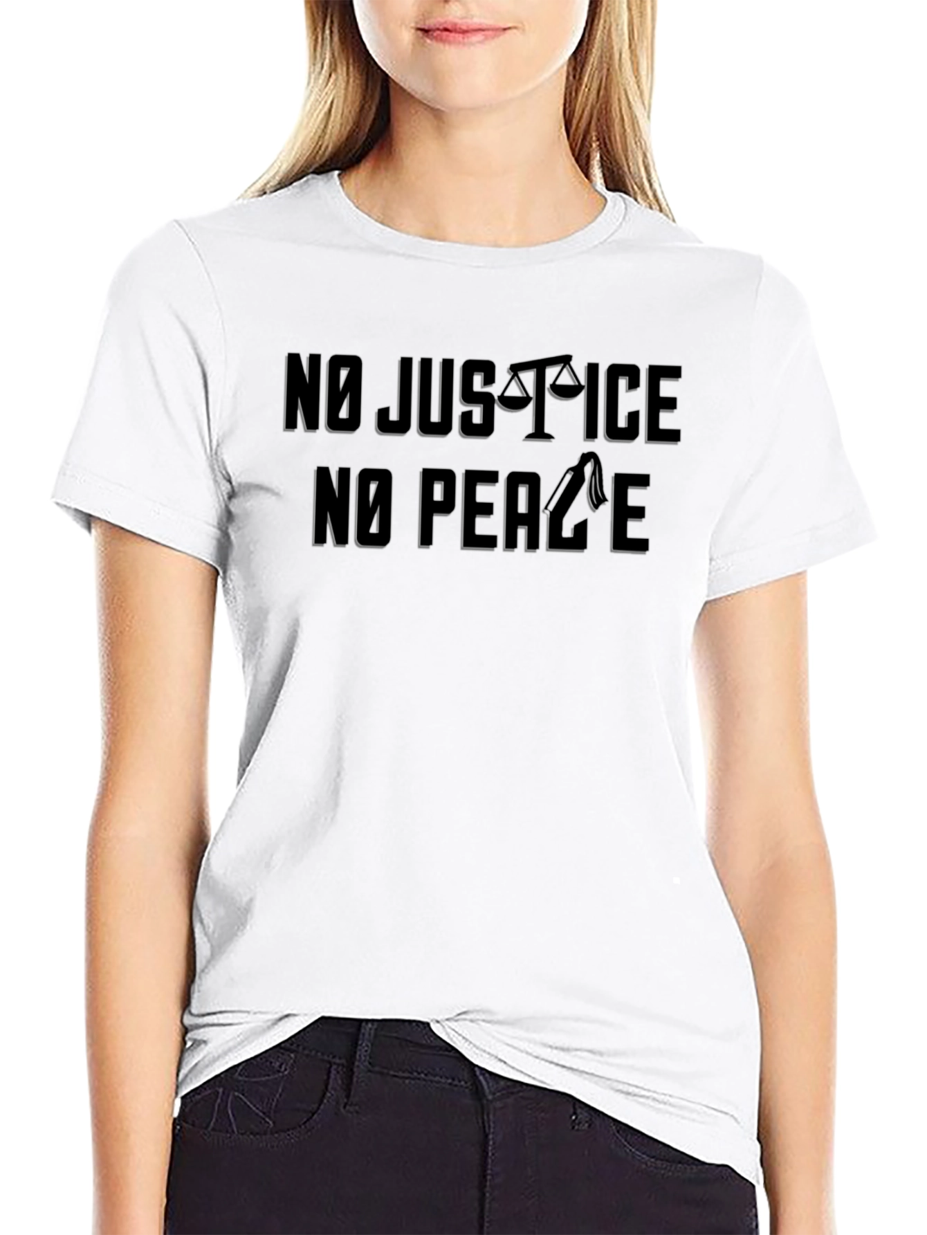 No Justice No Peace Graphic T-Shirt