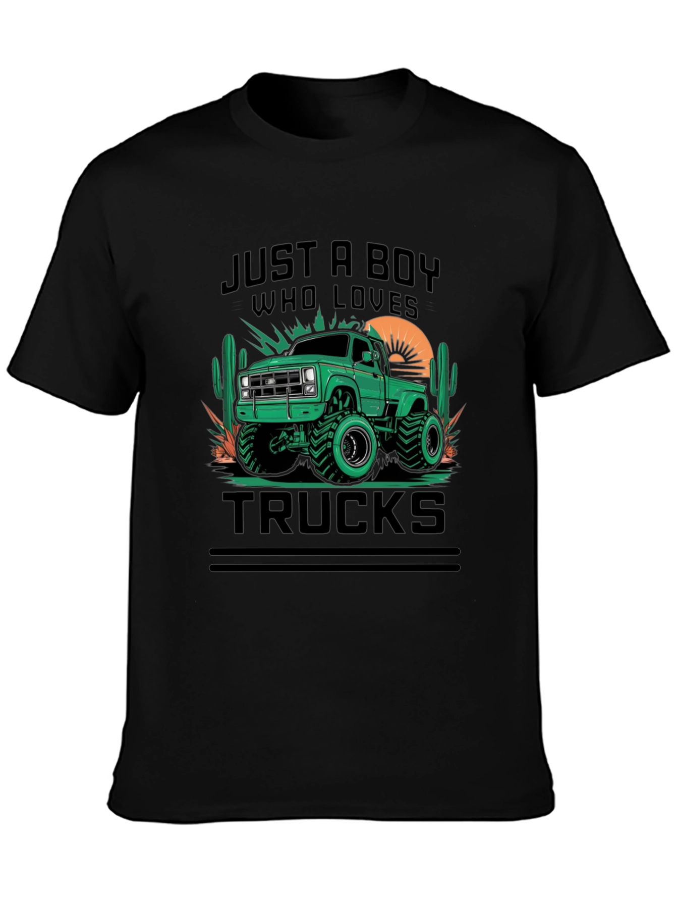 Just A Boy Who Loves Trucks T-Shirt