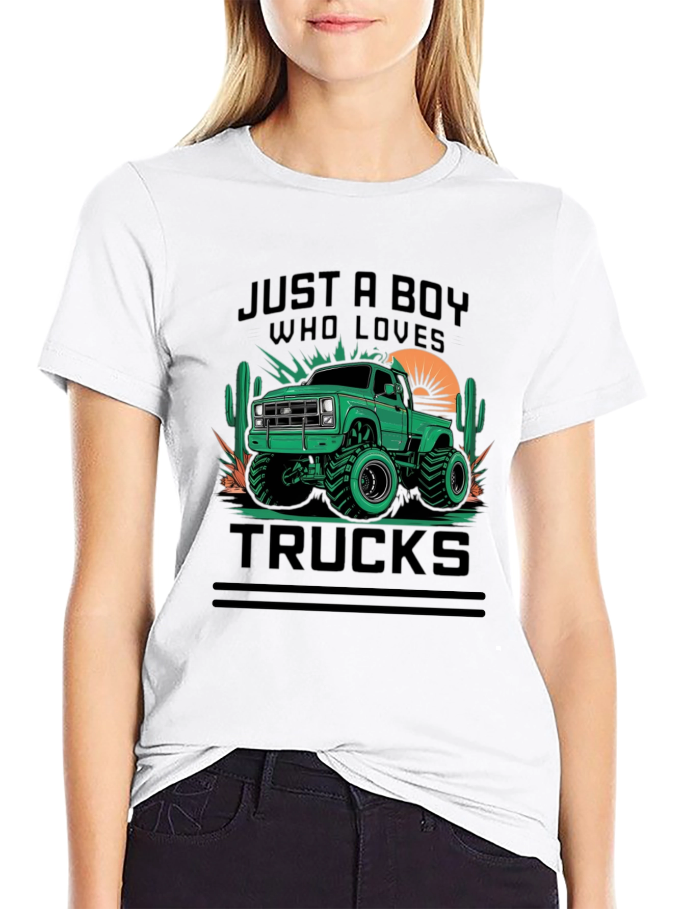 Just A Boy Who Loves Trucks T-Shirt