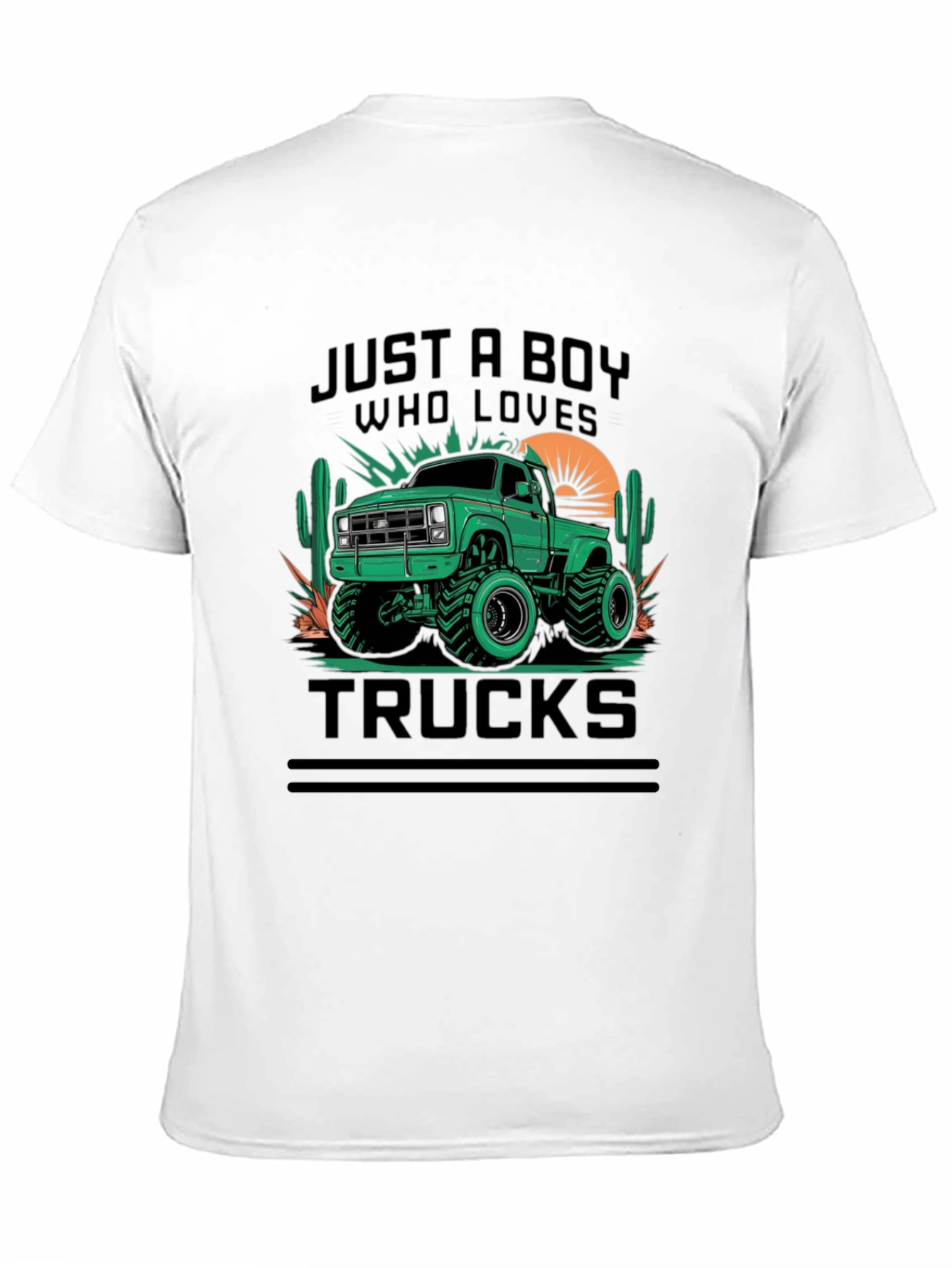 Just A Boy Who Loves Trucks T-Shirt