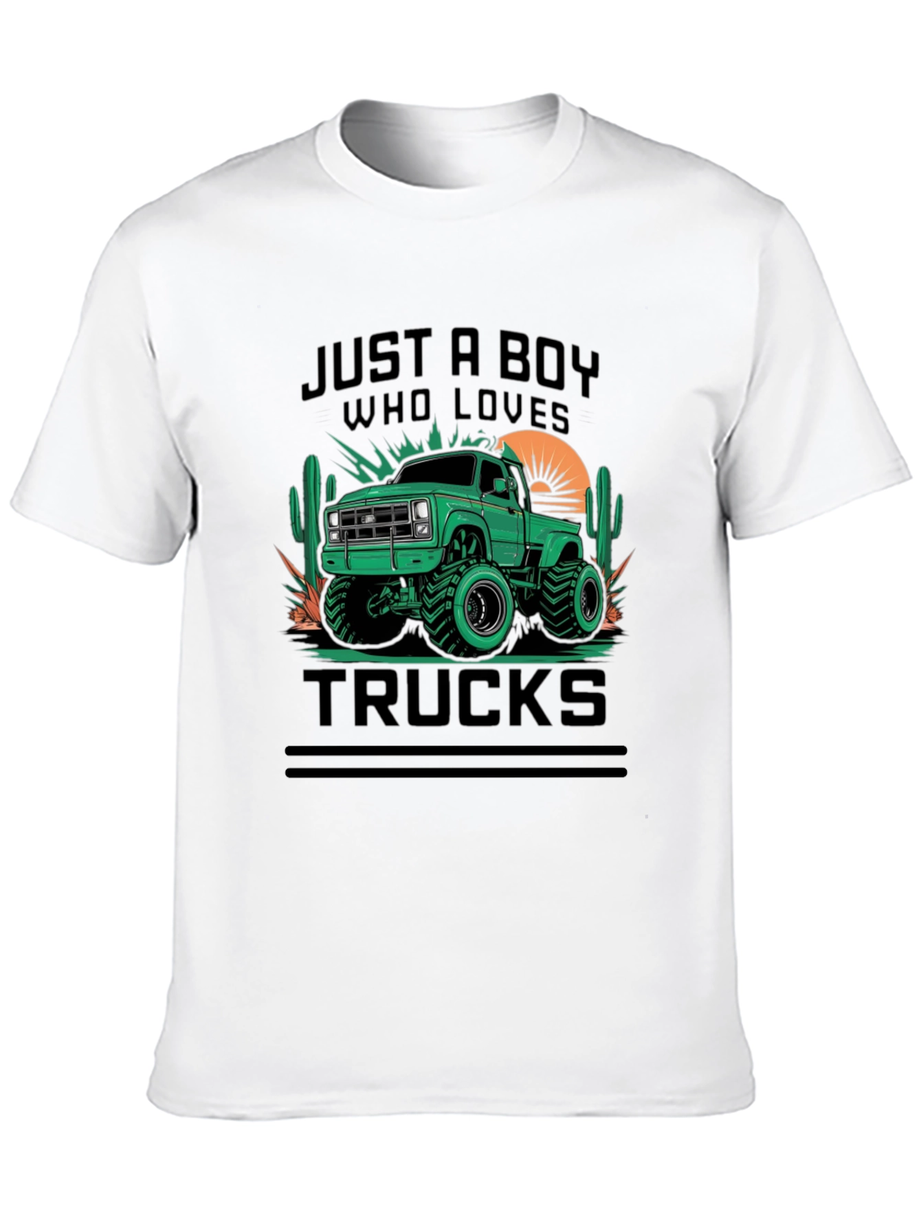 Just A Boy Who Loves Trucks T-Shirt