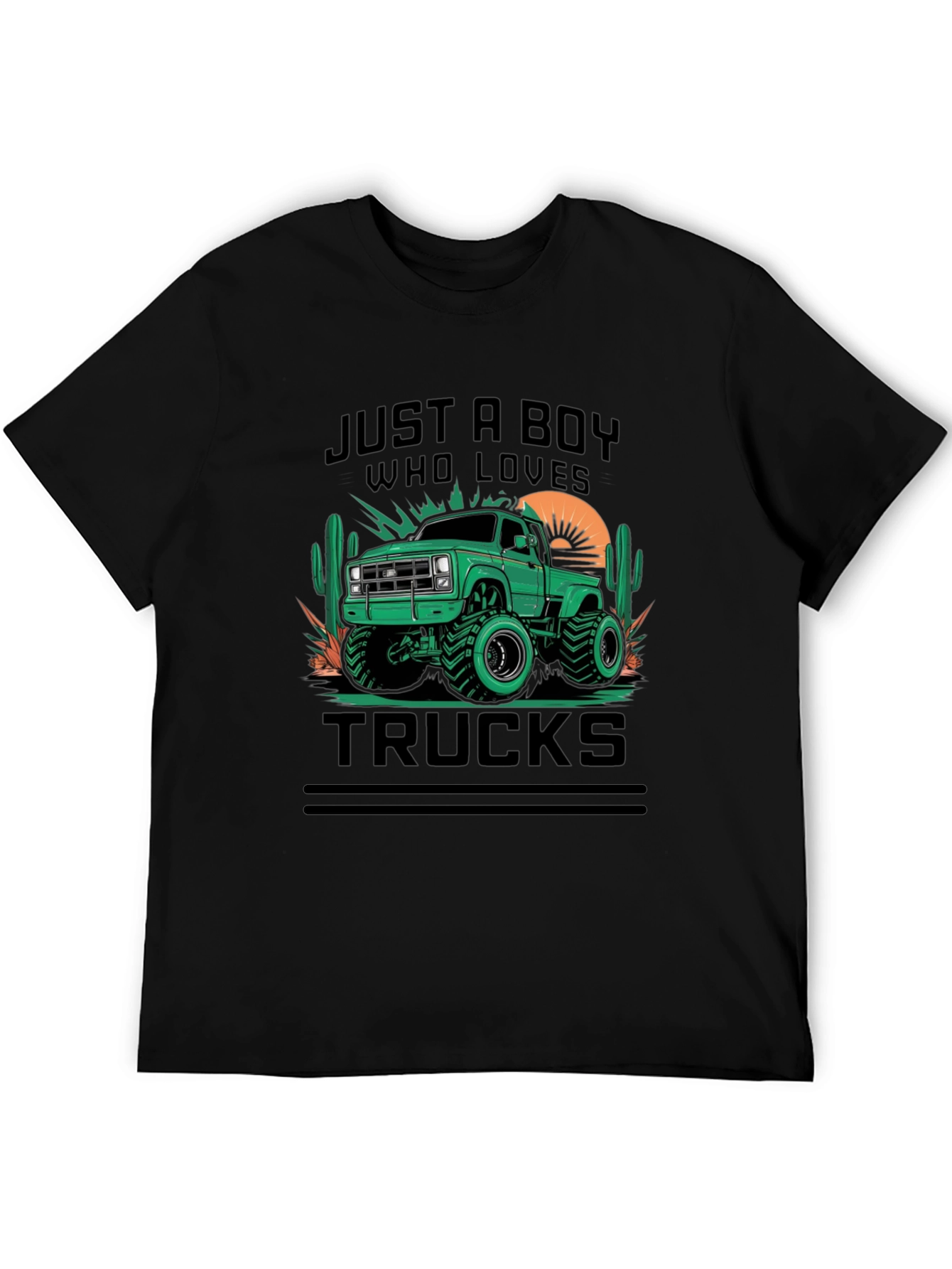 Just A Boy Who Loves Trucks T-Shirt