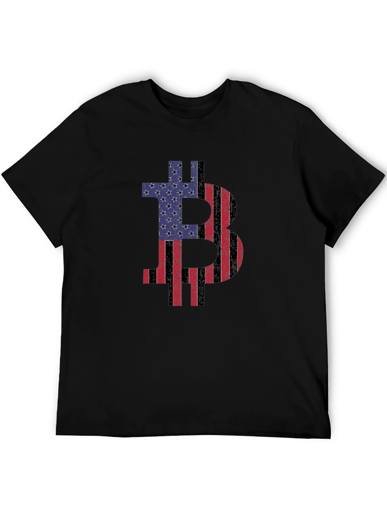 American Flag Bitcoin T-Shirt