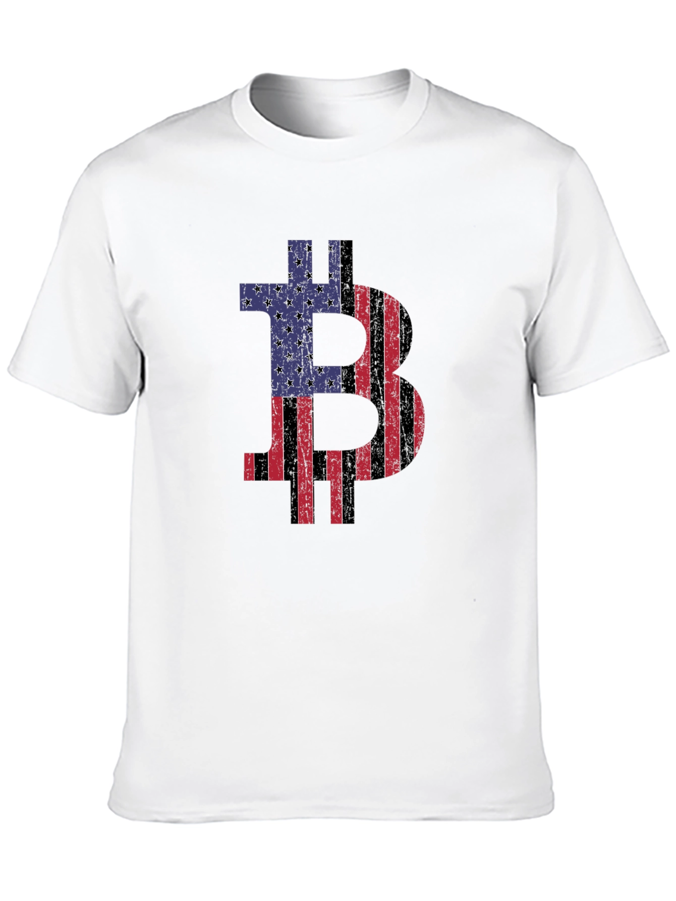 American Flag Bitcoin T-Shirt