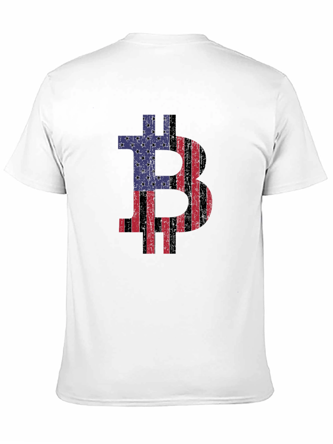 American Flag Bitcoin T-Shirt