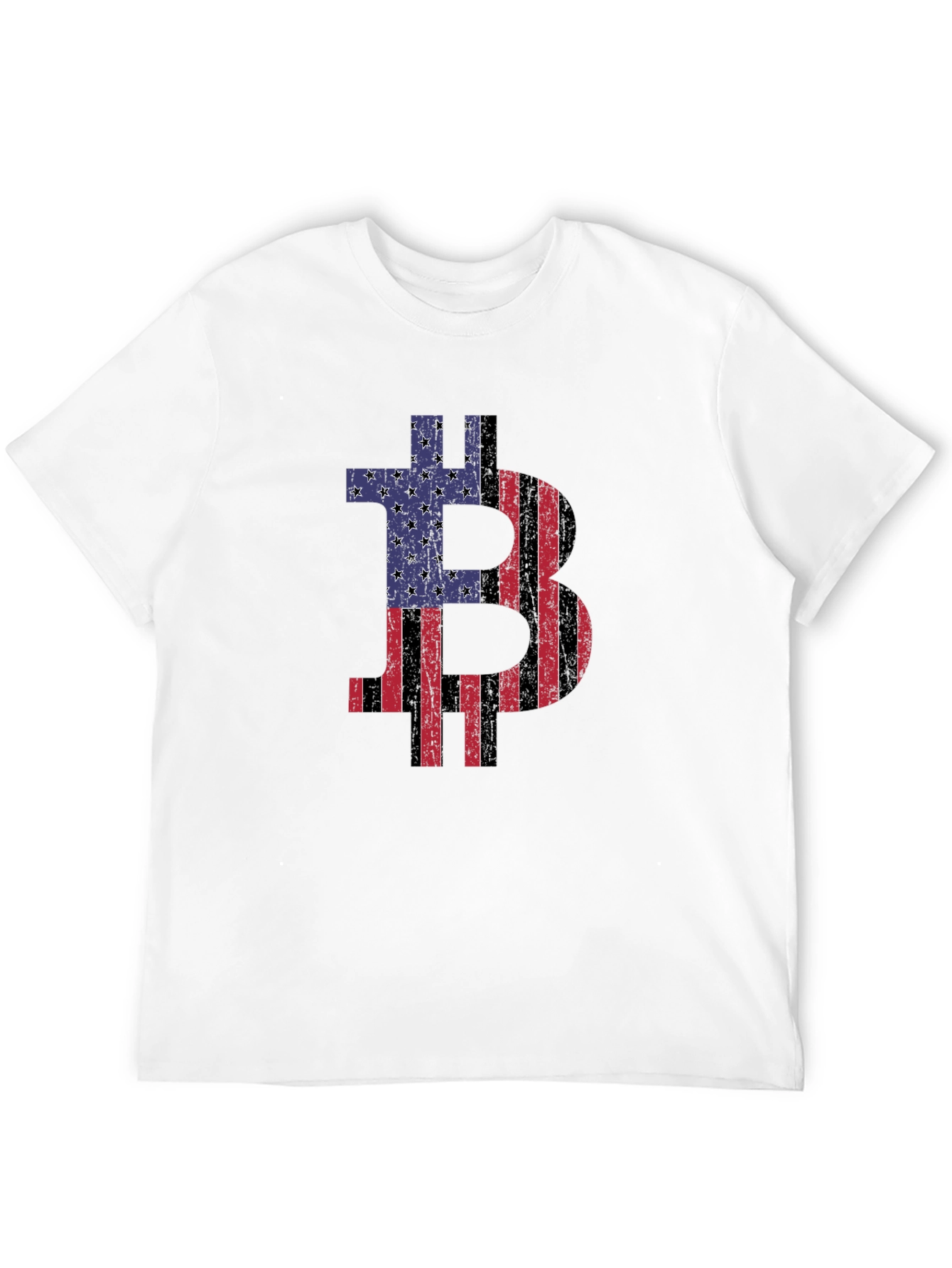American Flag Bitcoin T-Shirt