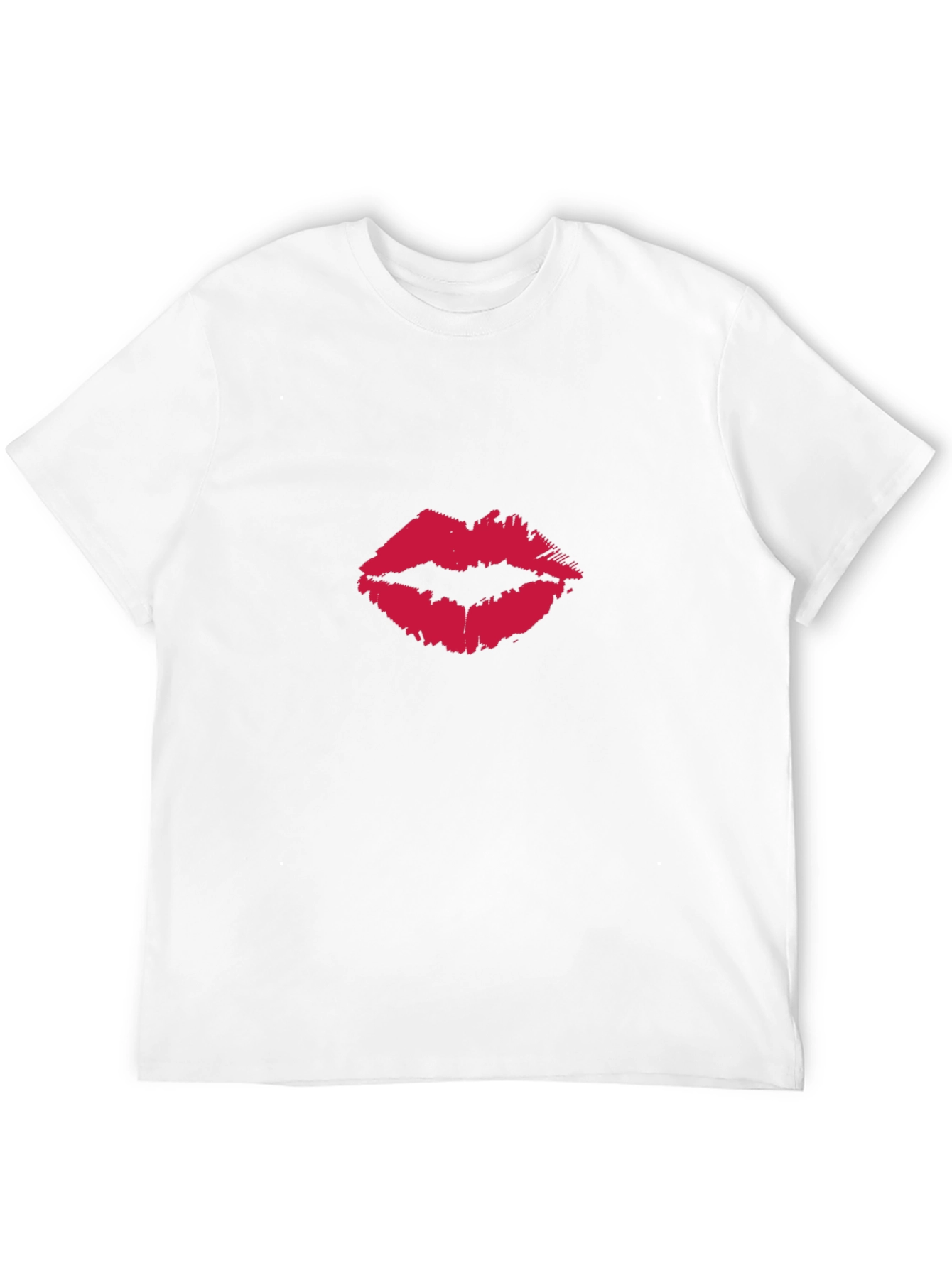 Kiss Print Black T-Shirt