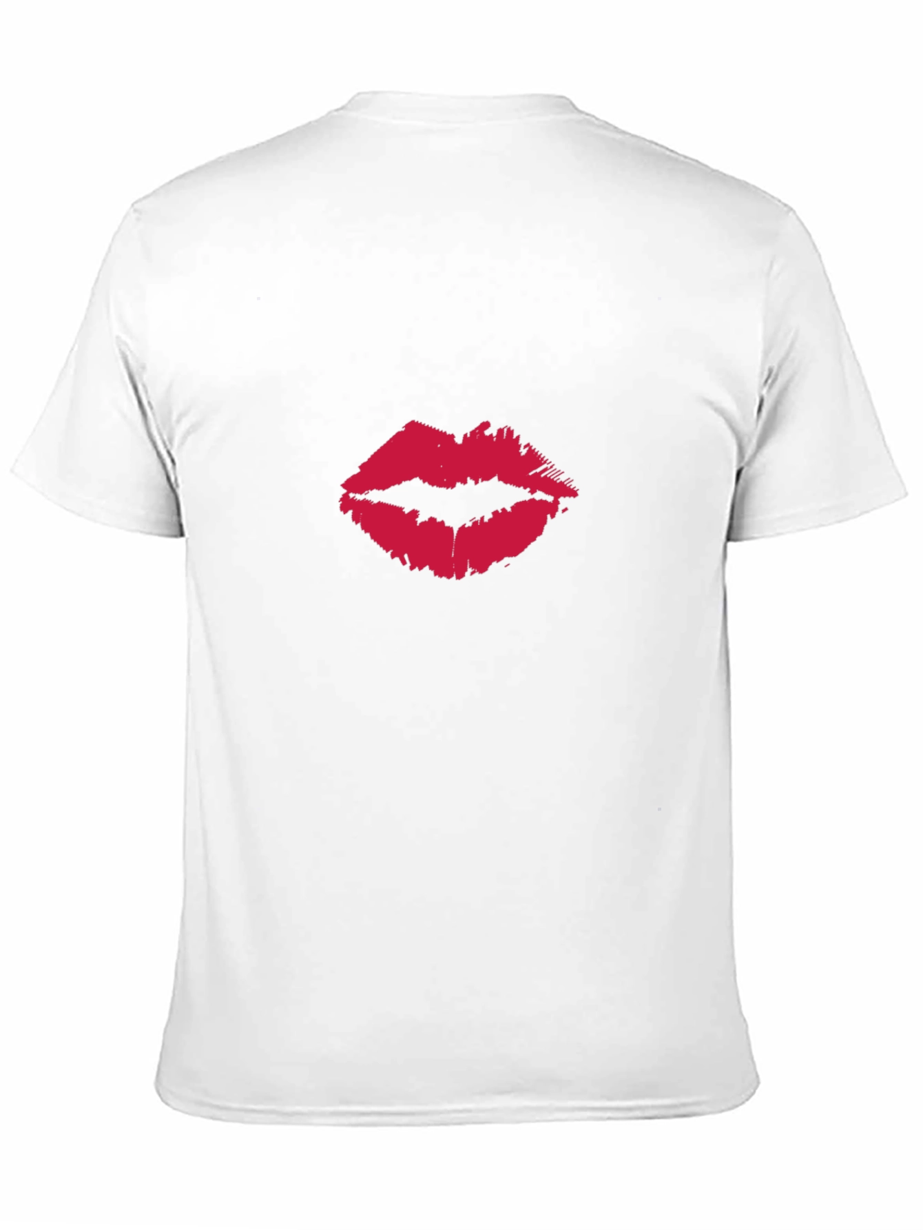 Kiss Print Black T-Shirt