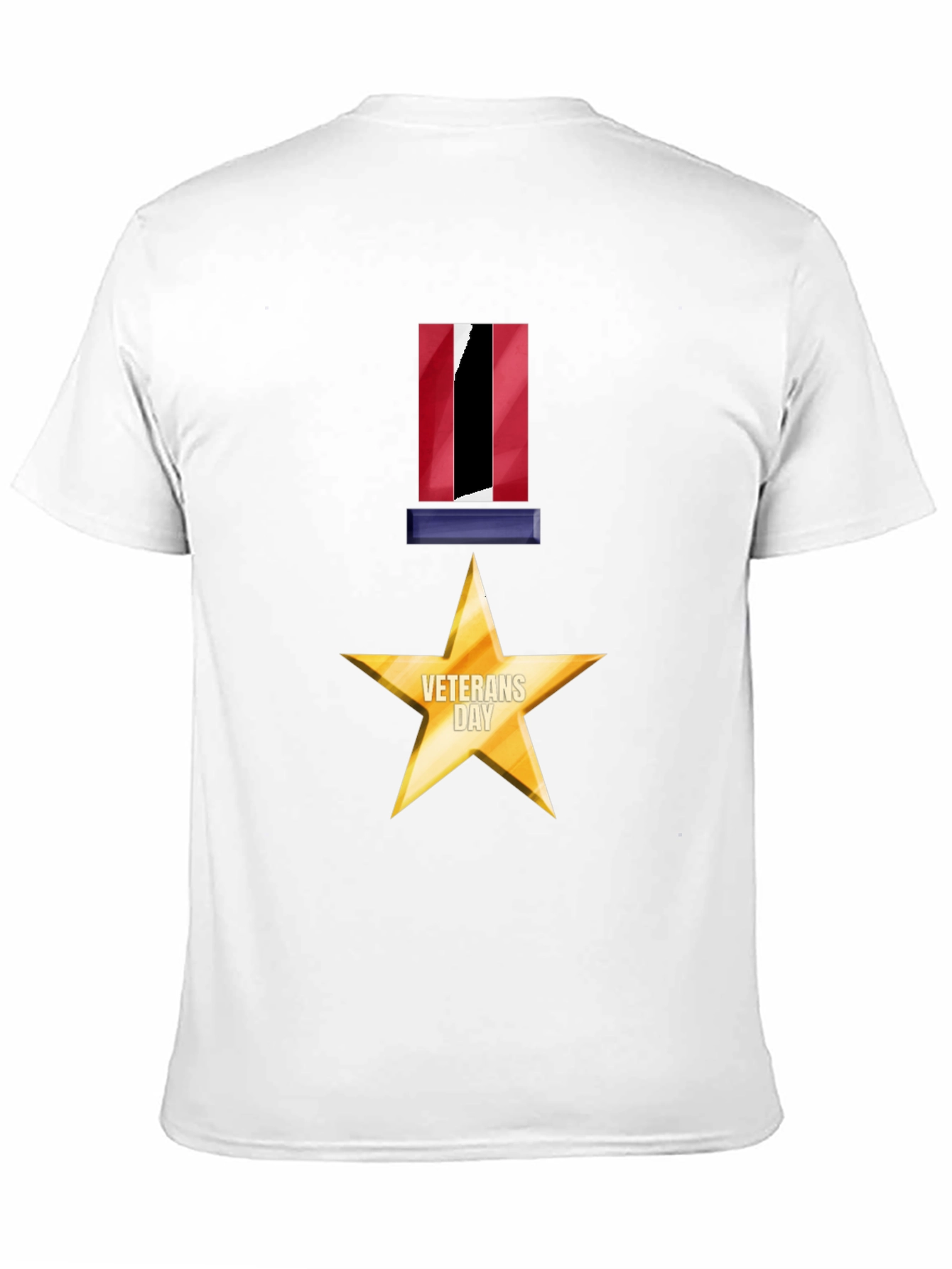 Veterans Day Star Medal Graphic Tee