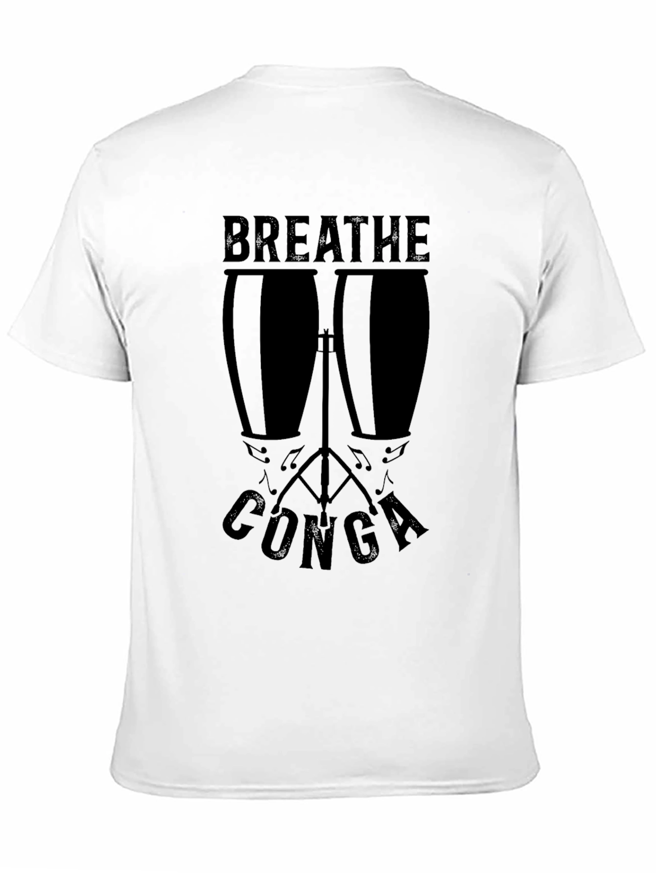 Breathe Conga Black Graphic Tee