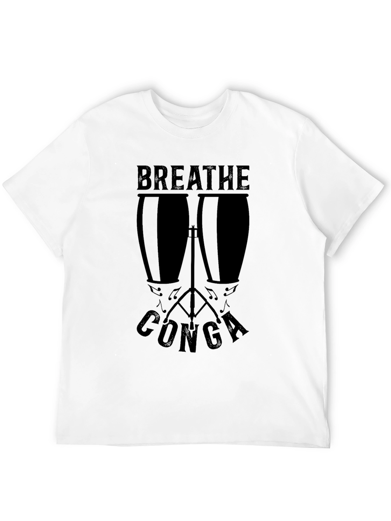Breathe Conga Black Graphic Tee