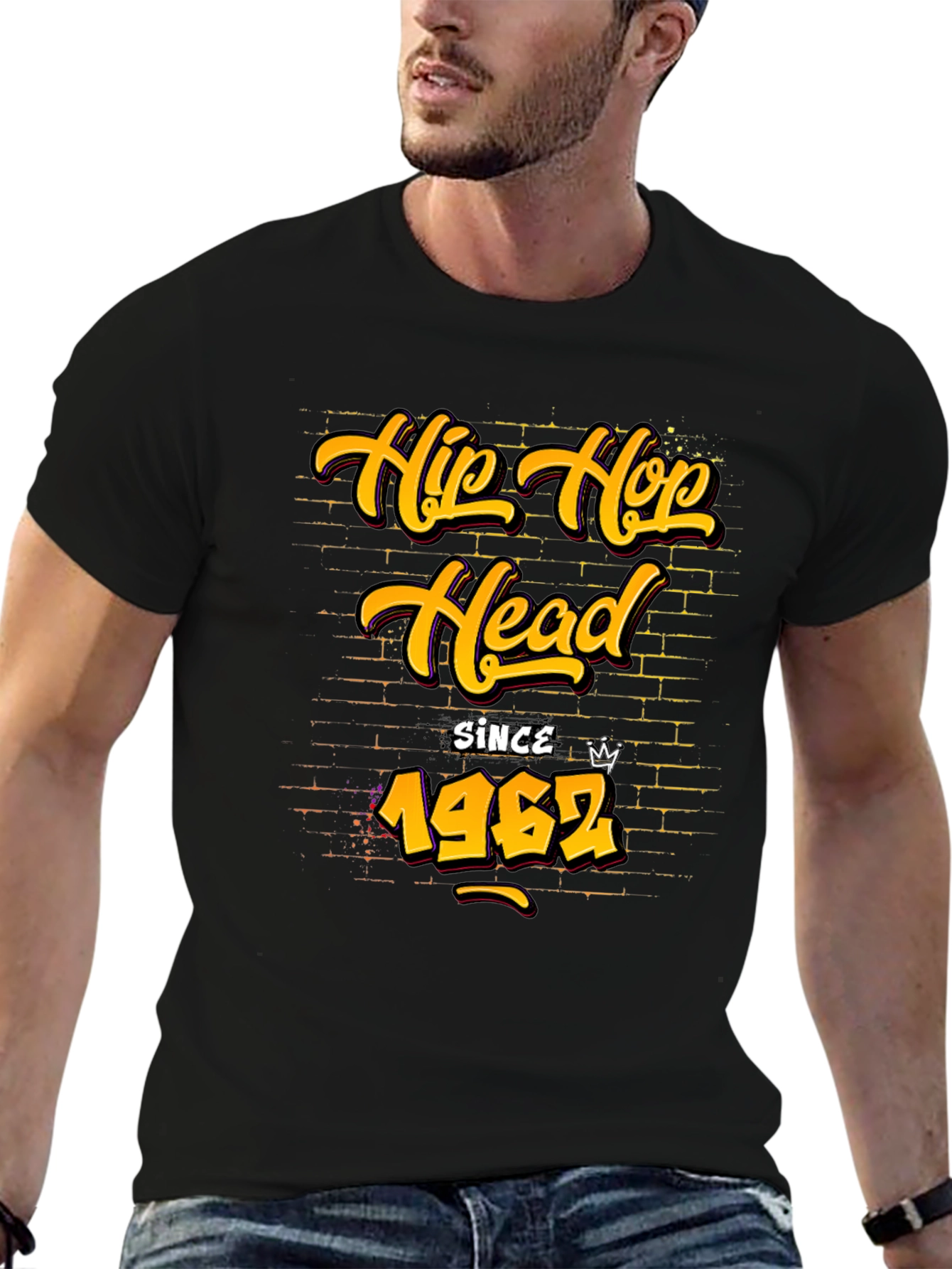 Hip Hop Head Since 1962 Graphic Tee