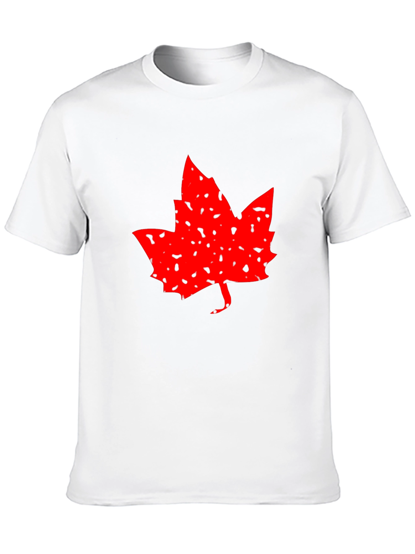 Maple Leaf Graphic Tee - Black Casual Shirt