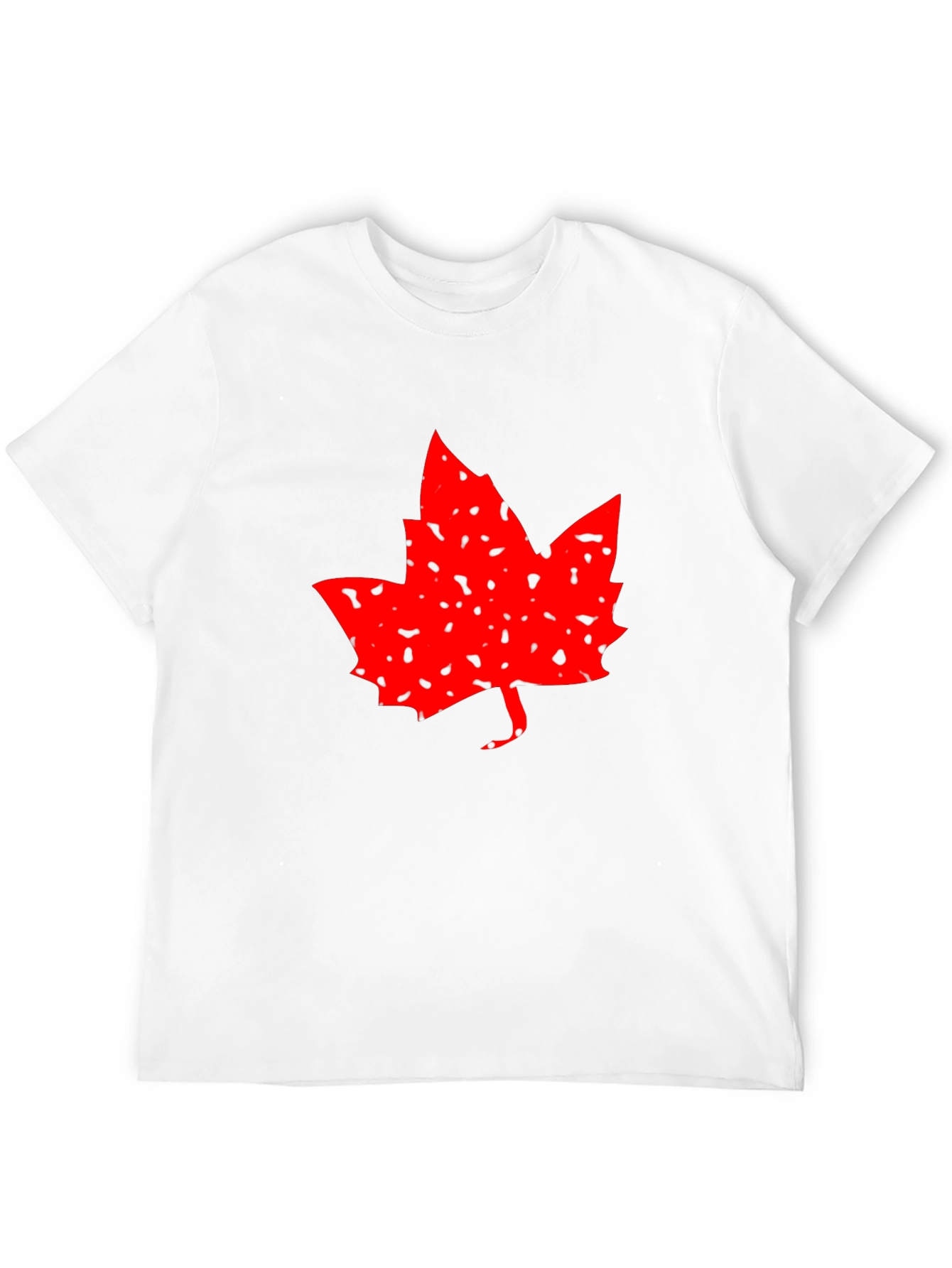Maple Leaf Graphic Tee - Black Casual Shirt