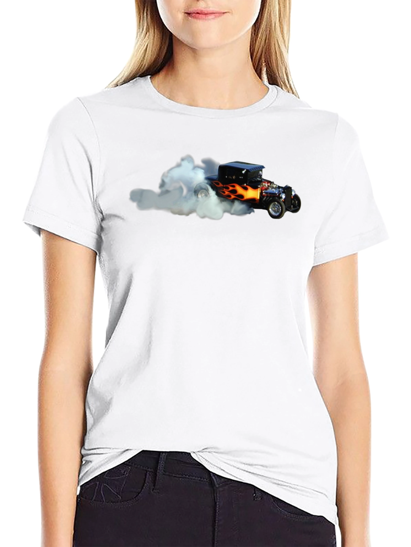 Hot Rod T-Shirt - Black - Car Graphic Tee