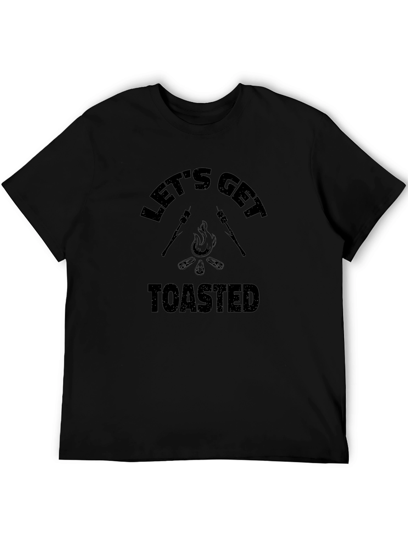 Lets Get Toasted T-Shirt Camping Bonfire Tee