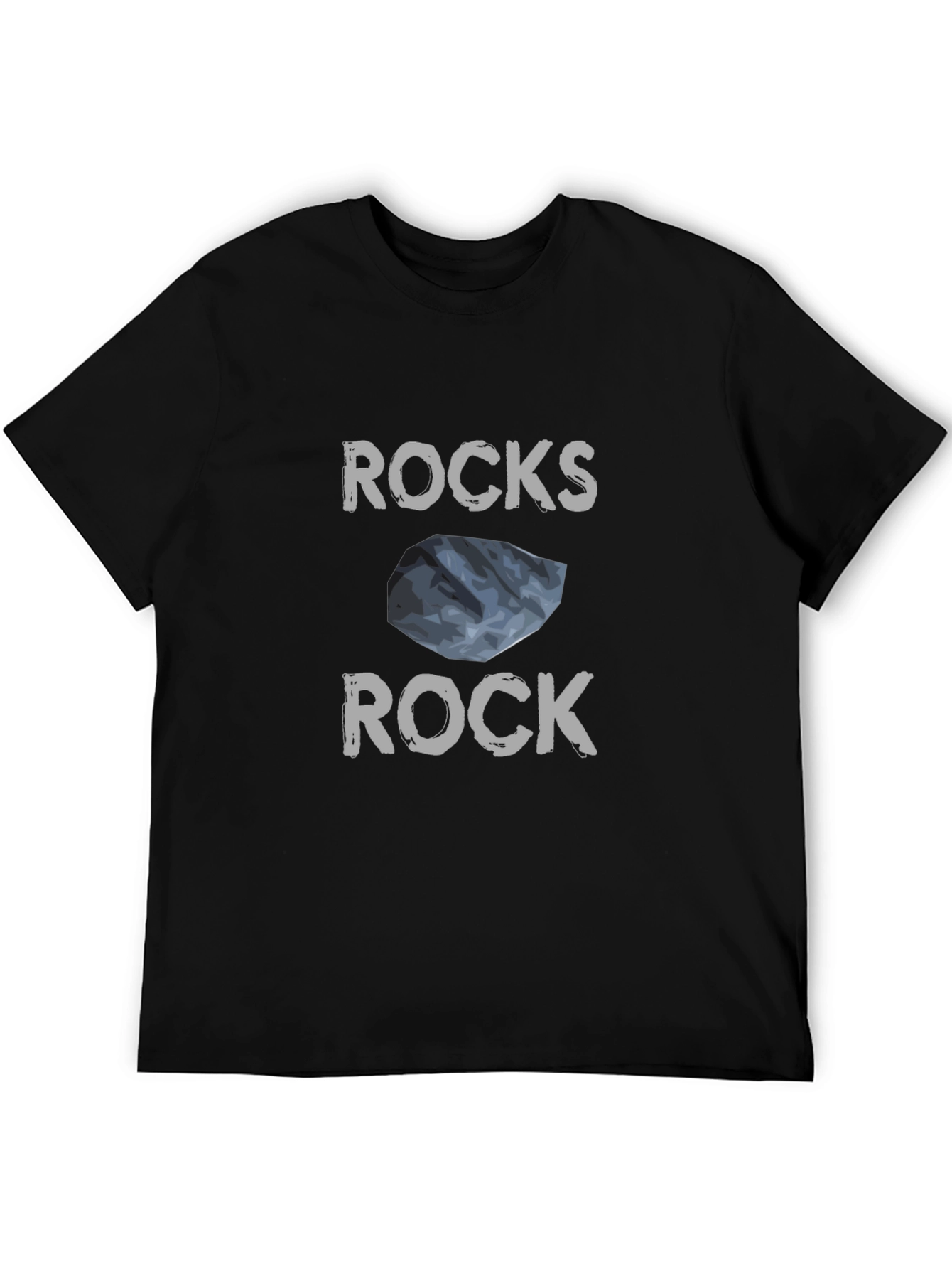 Rocks Rock Graphic Tee - Black