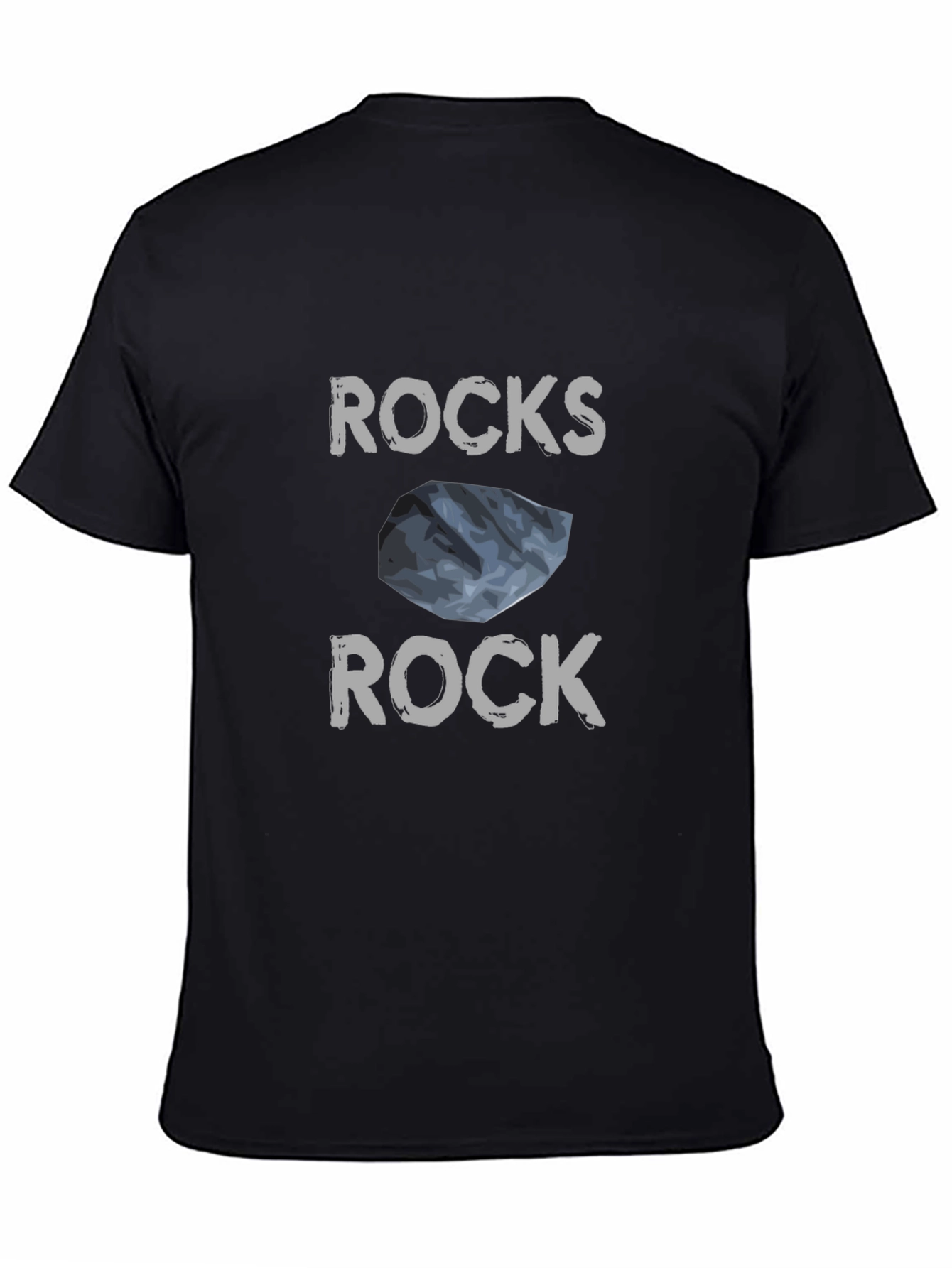 Rocks Rock Graphic Tee - Black