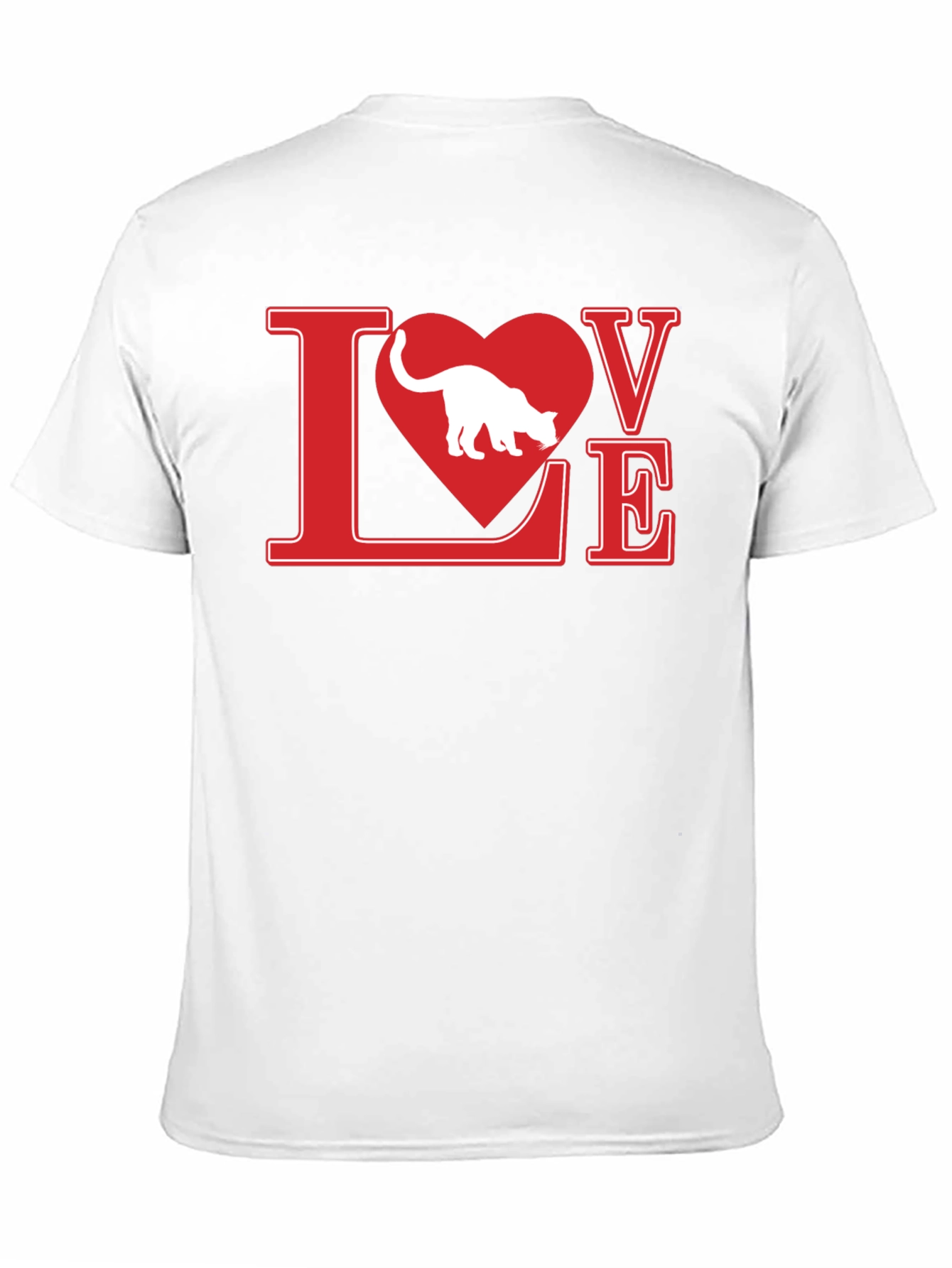Love Cat T-Shirt - Black
