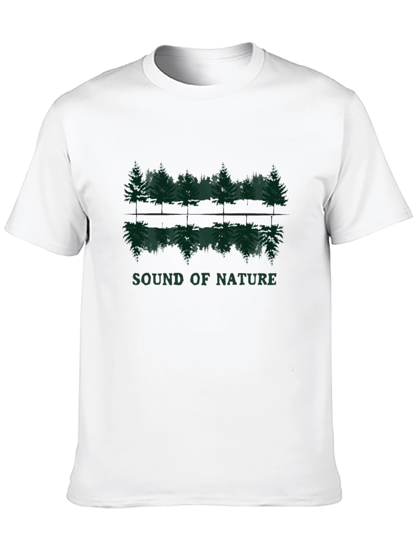 Sound of Nature Graphic Print T-Shirt - Black
