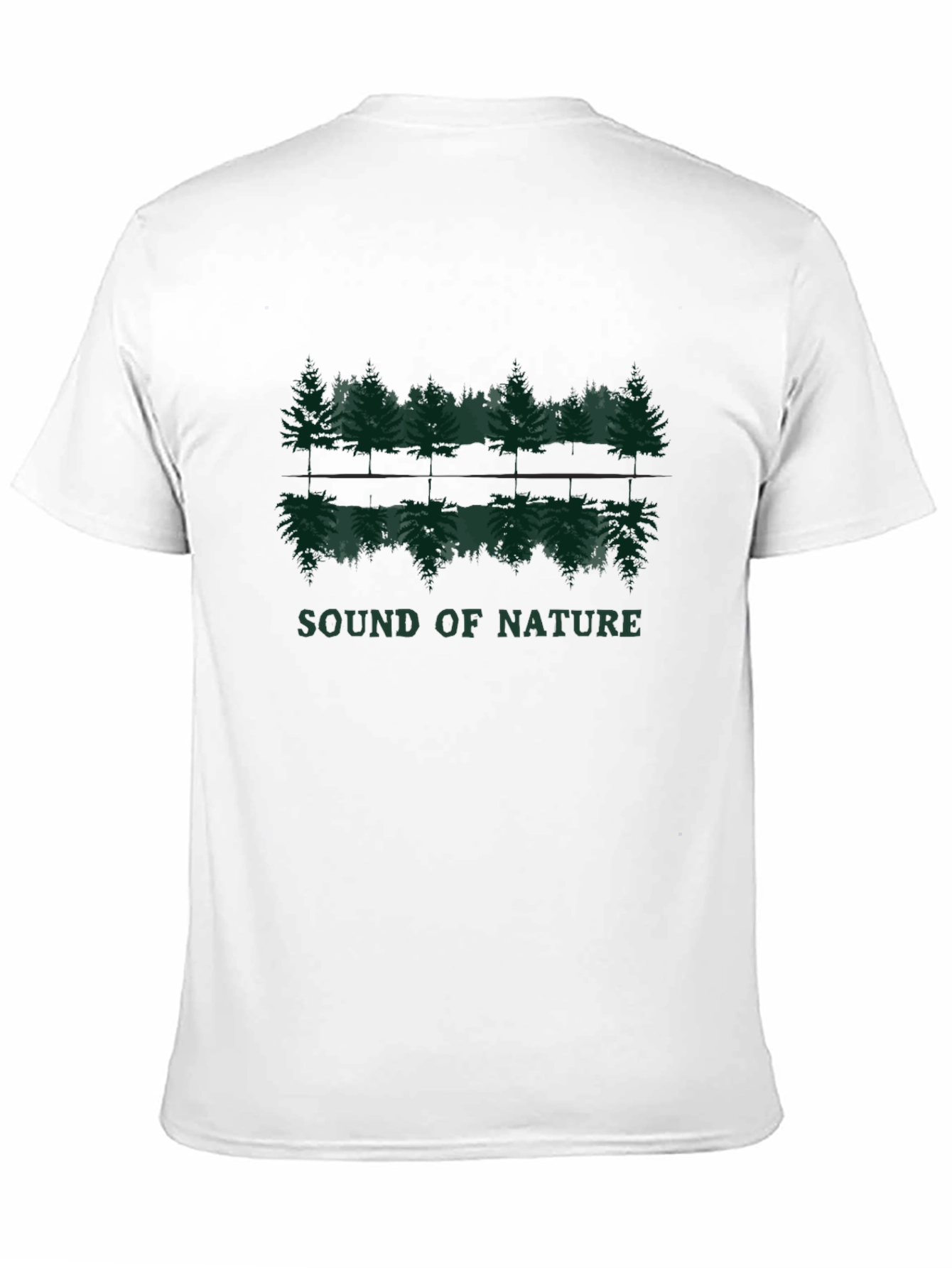 Sound of Nature Graphic Print T-Shirt - Black