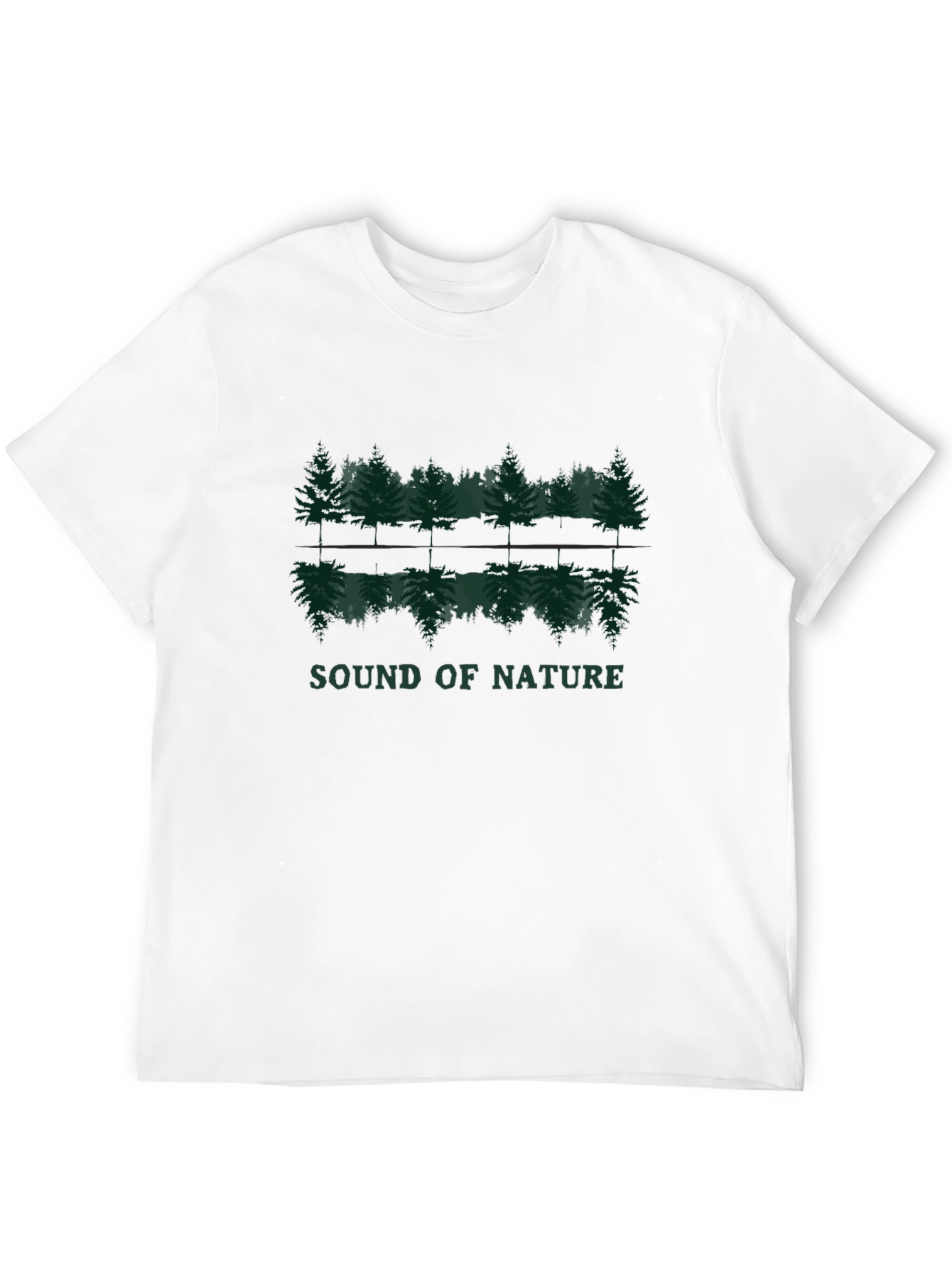 Sound of Nature Graphic Print T-Shirt - Black