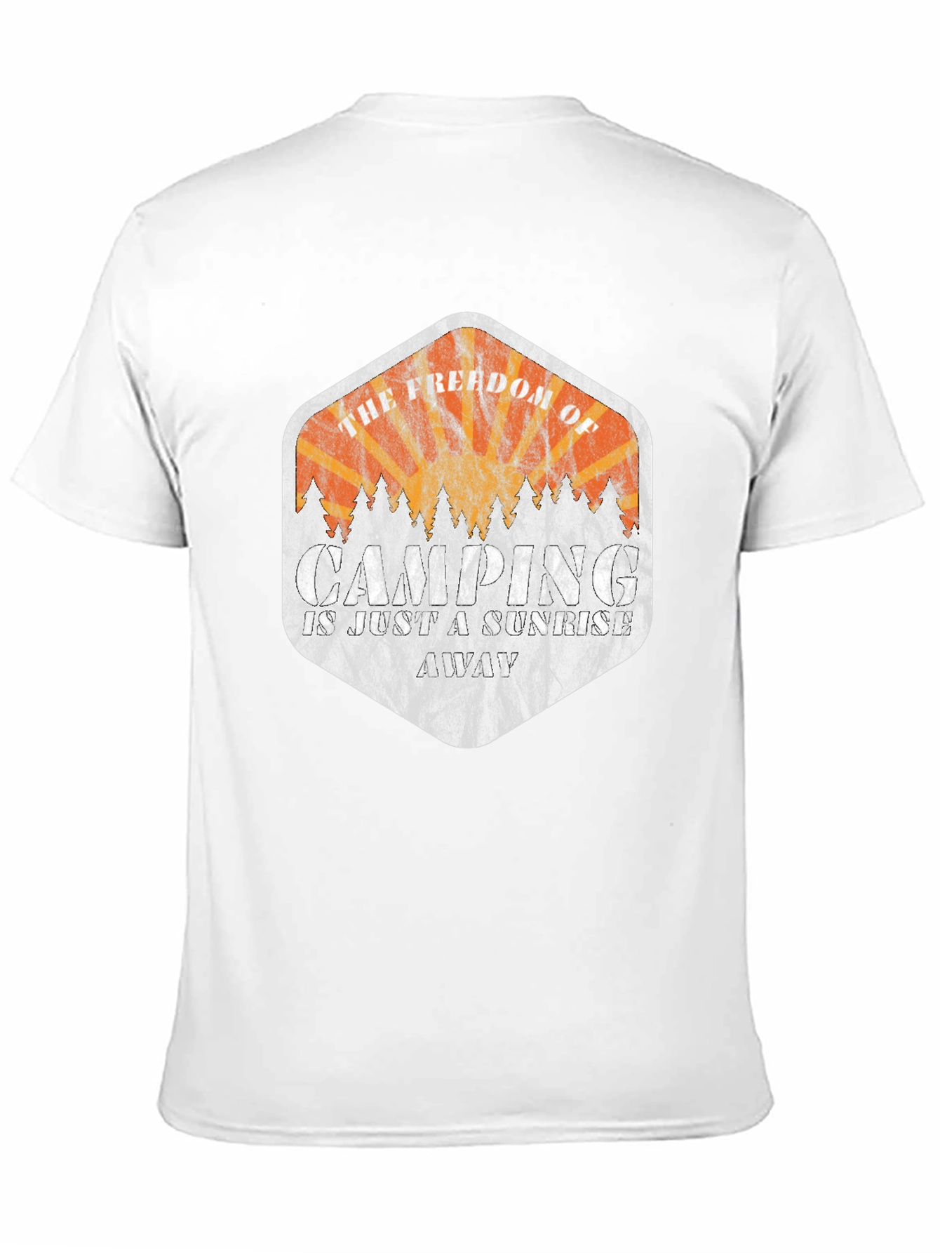 Camping Sunrise Graphic Tee - Freedom Awaits