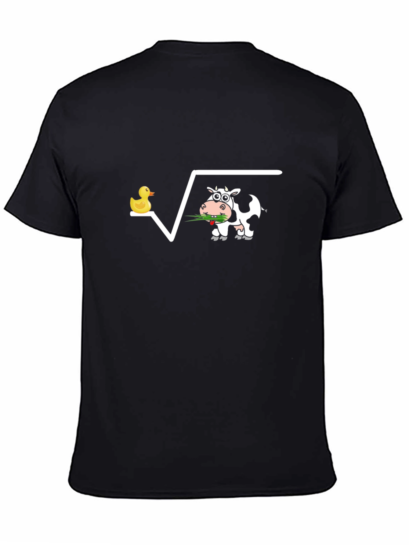 Funny Math T-Shirt - Radical Duck Cow
