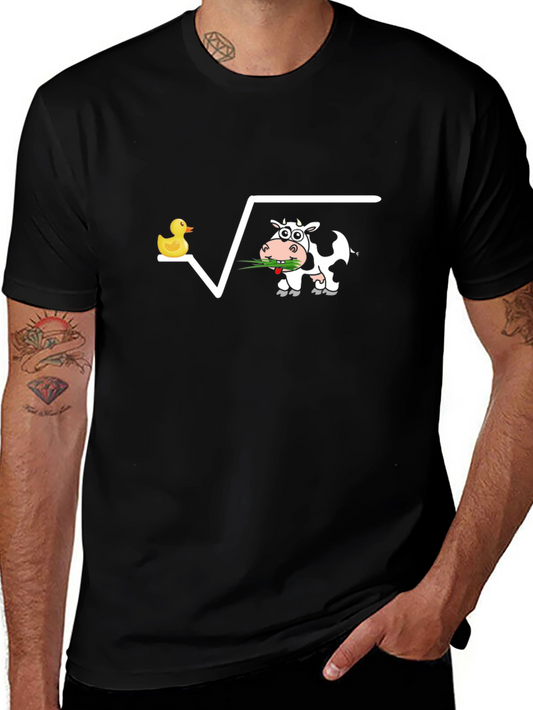 Funny Math T-Shirt - Radical Duck Cow