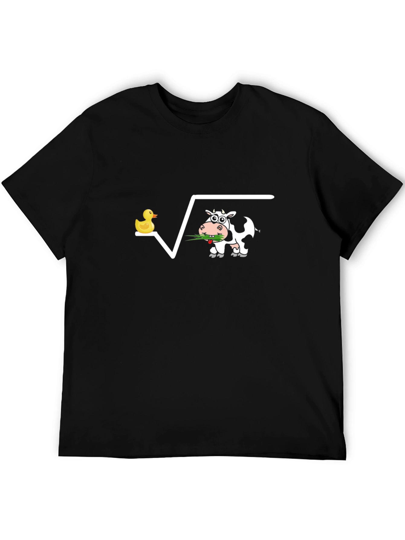 Funny Math T-Shirt - Radical Duck Cow