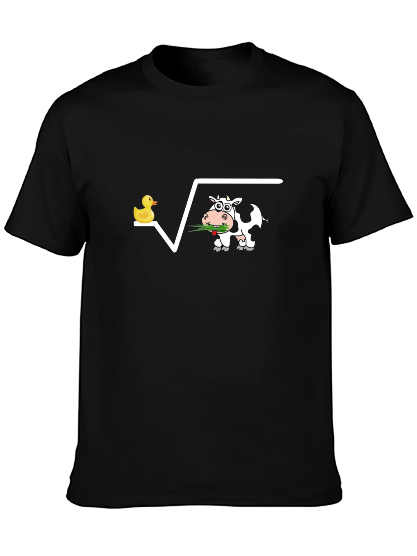 Funny Math T-Shirt - Radical Duck Cow