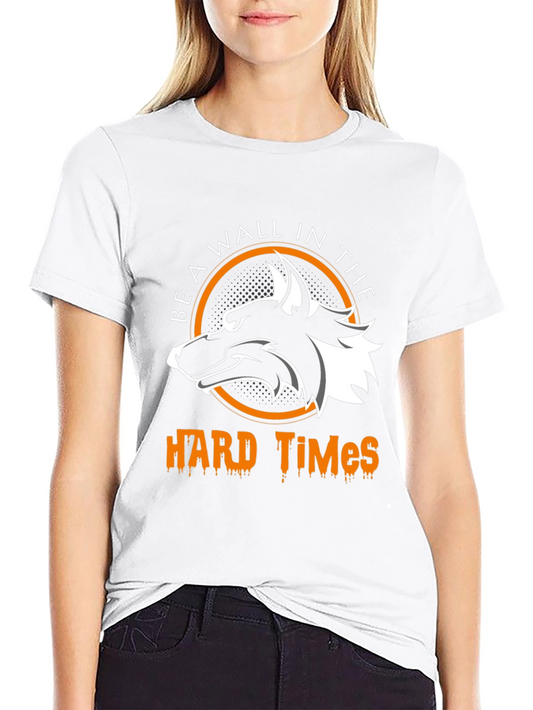 Be A Wall In The Hard Times Wolf T-Shirt