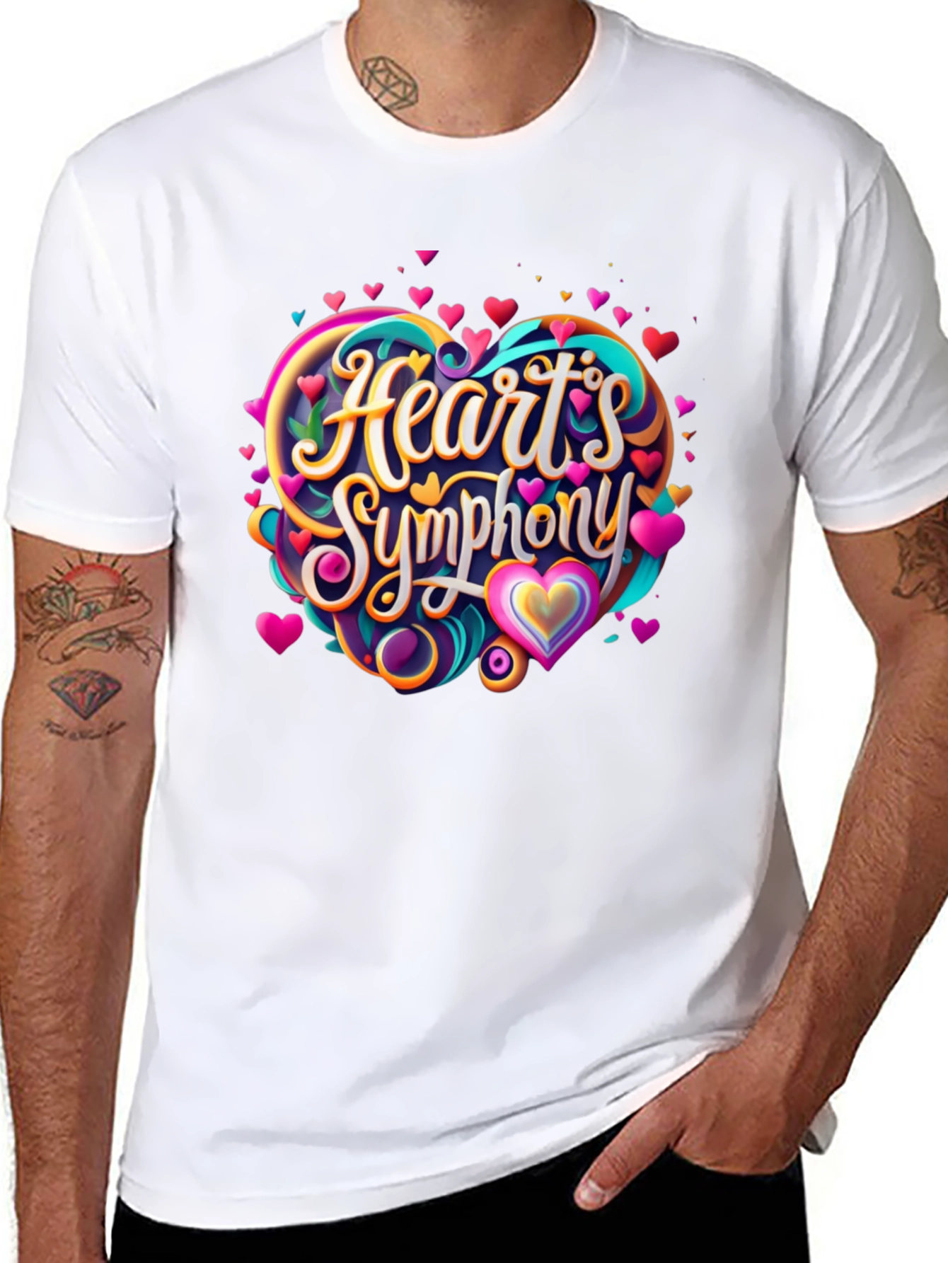 Hearts Symphony Graphic Tee